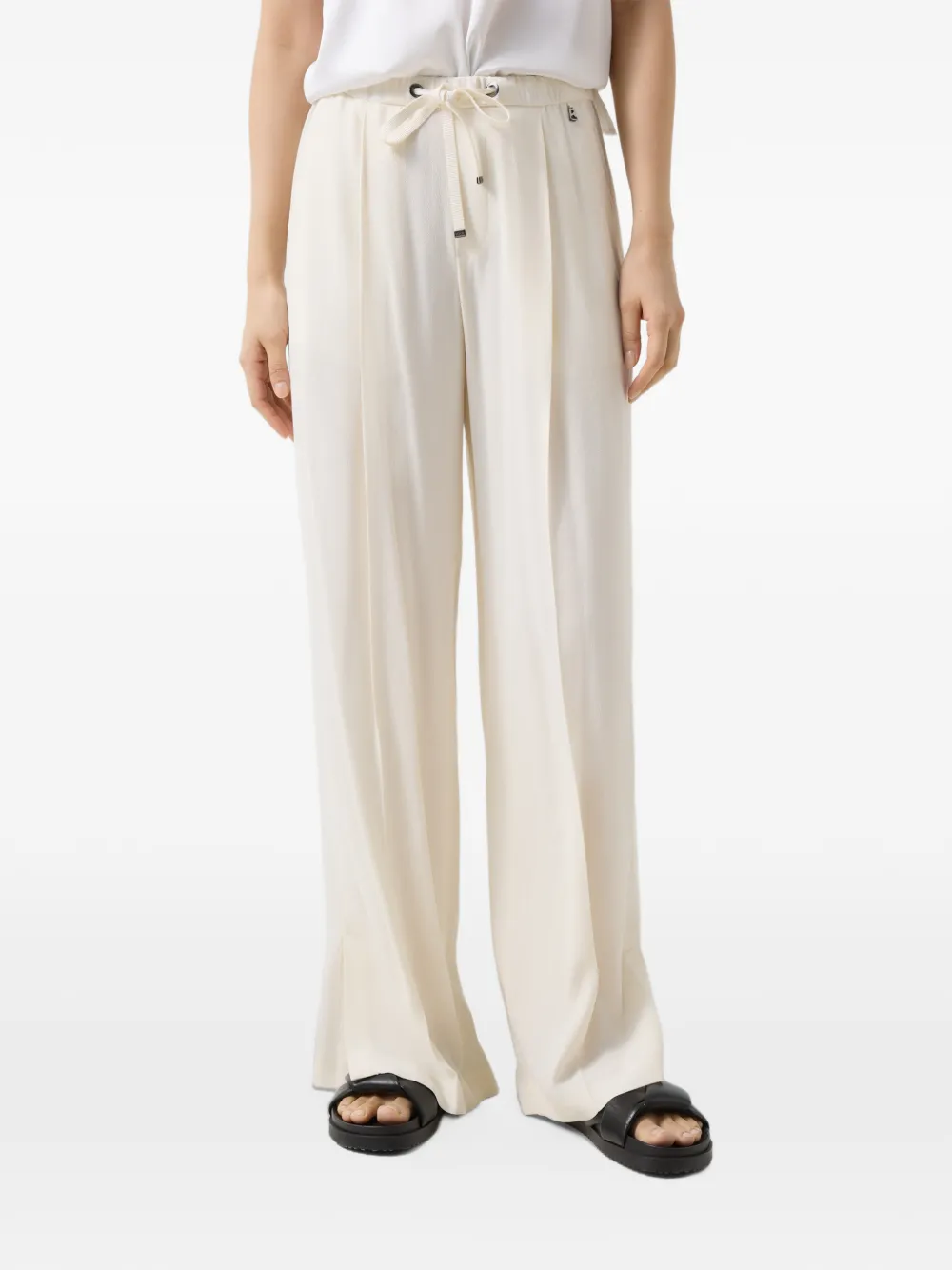 BOGNER Gina wide-leg trousers Beige