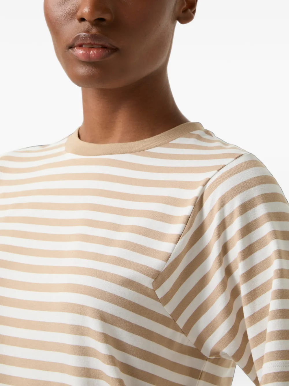BOGNER Raya striped T-shirt Beige