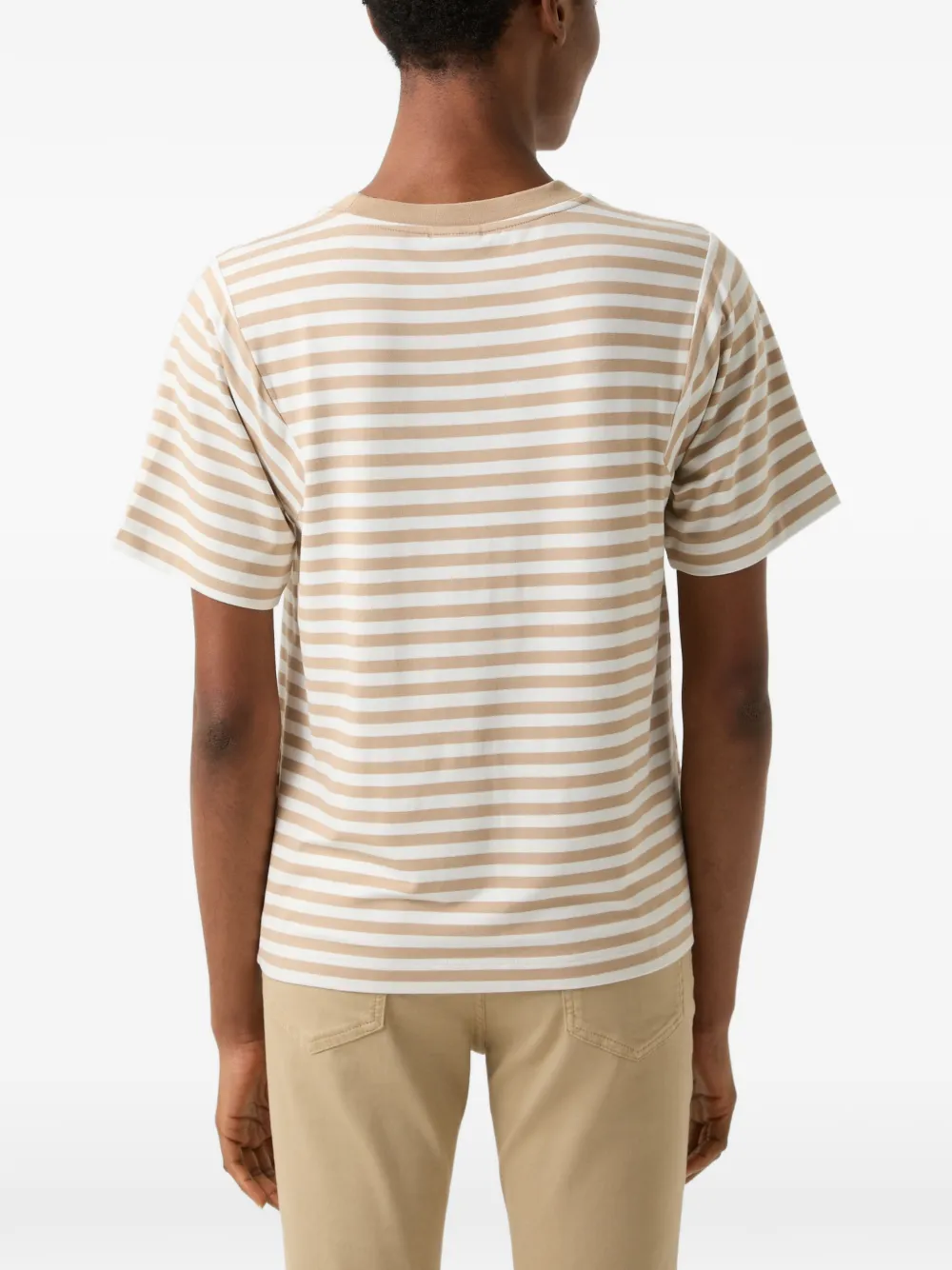 BOGNER Raya striped T-shirt Beige