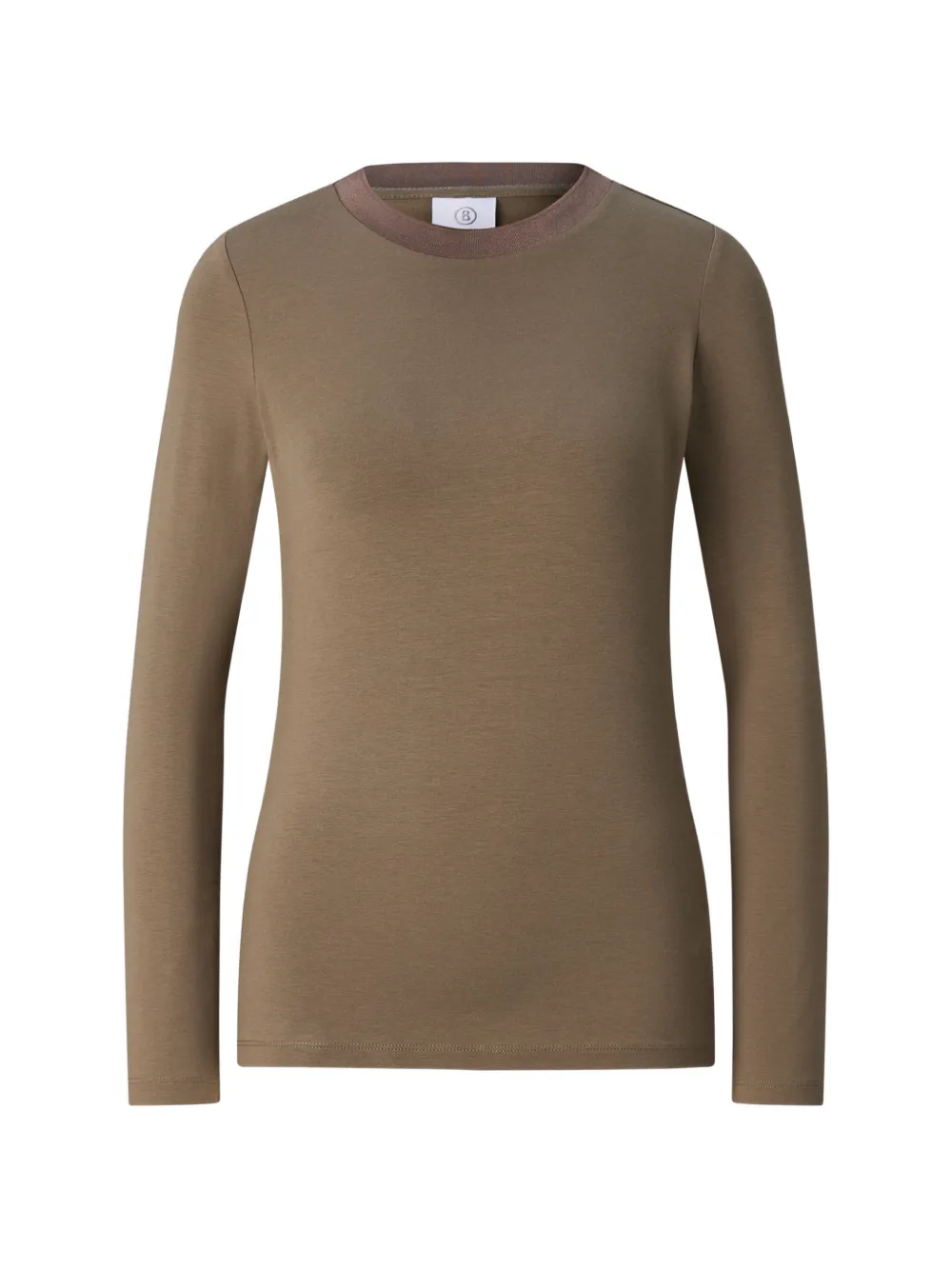 BOGNER Alexi Langarmshirt mit Logo-Stickerei - Grau