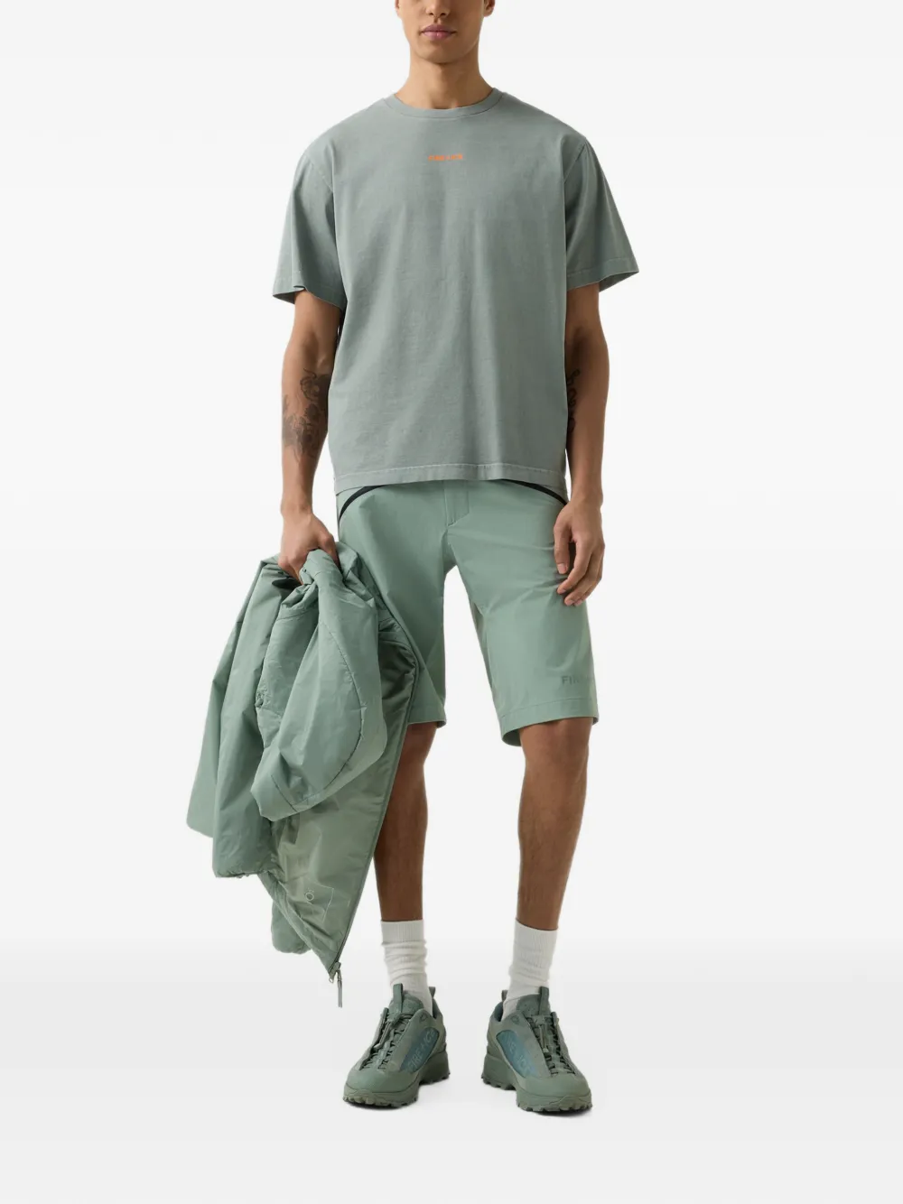 BOGNER FIRE+ICE Avan logo-print cotton T-shirt Groen