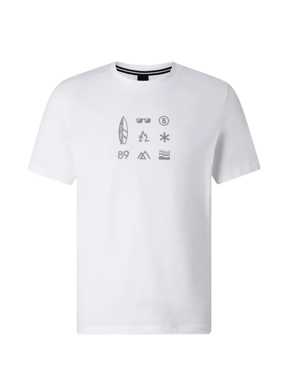 BOGNER FIRE+ICE Matteo logo-print T-shirt Wit