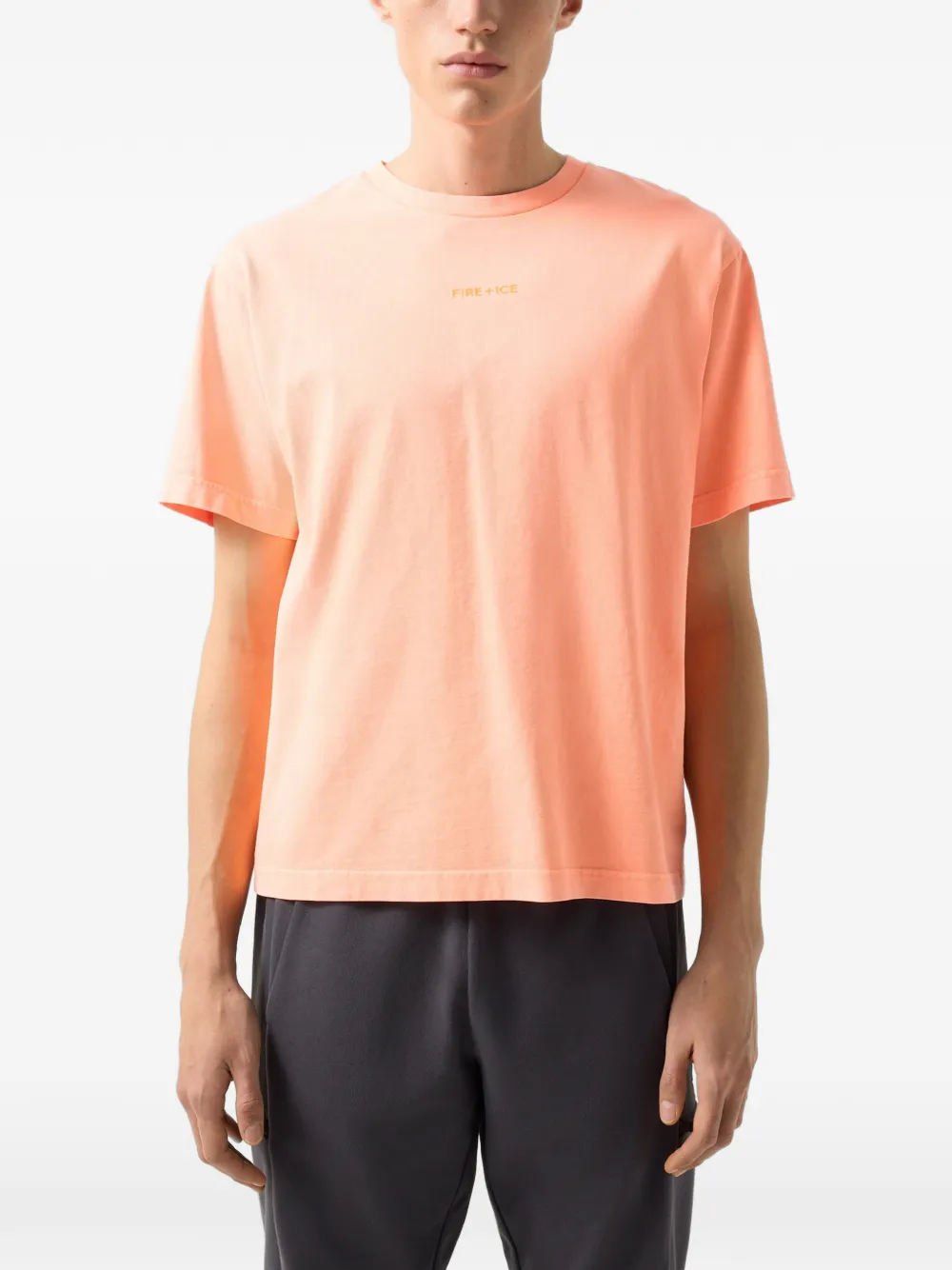 BOGNER FIRE+ICE Avan logo-print T-shirt Oranje