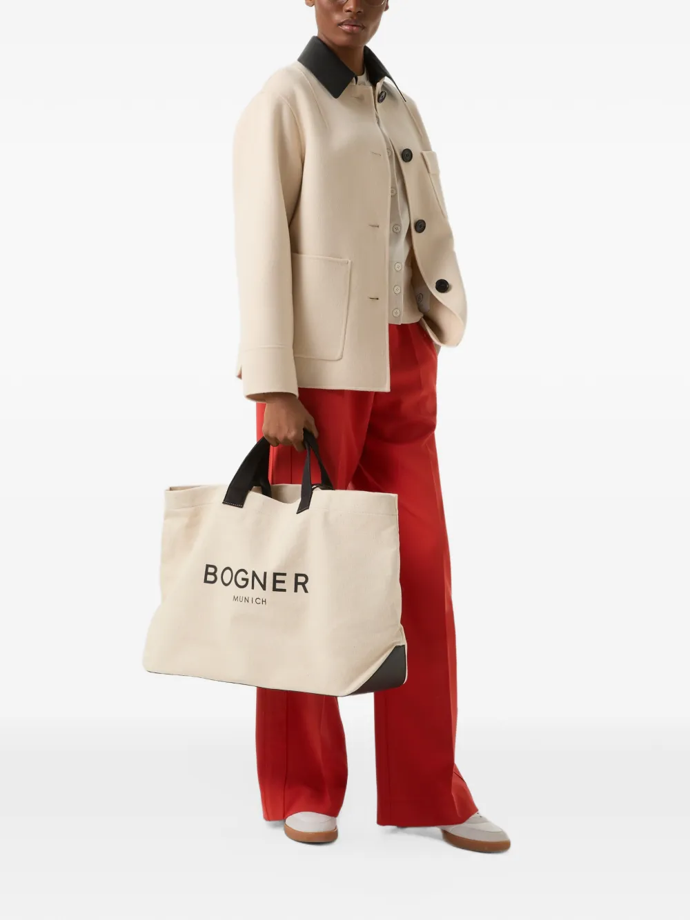 BOGNER Ilma button-up cardigan Beige