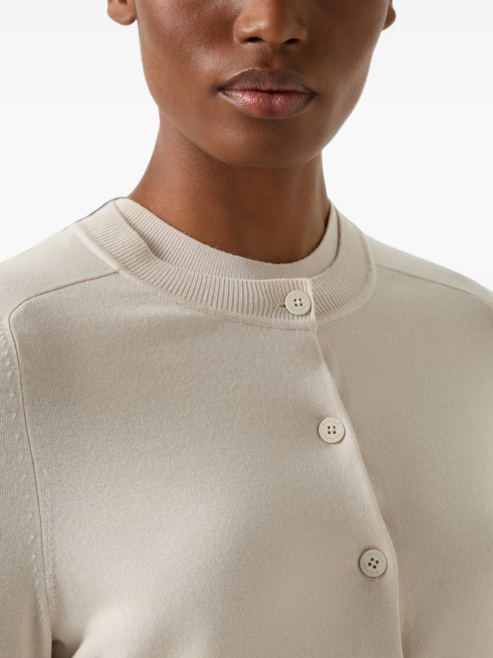BOGNER Ilma button-up cardigan Beige