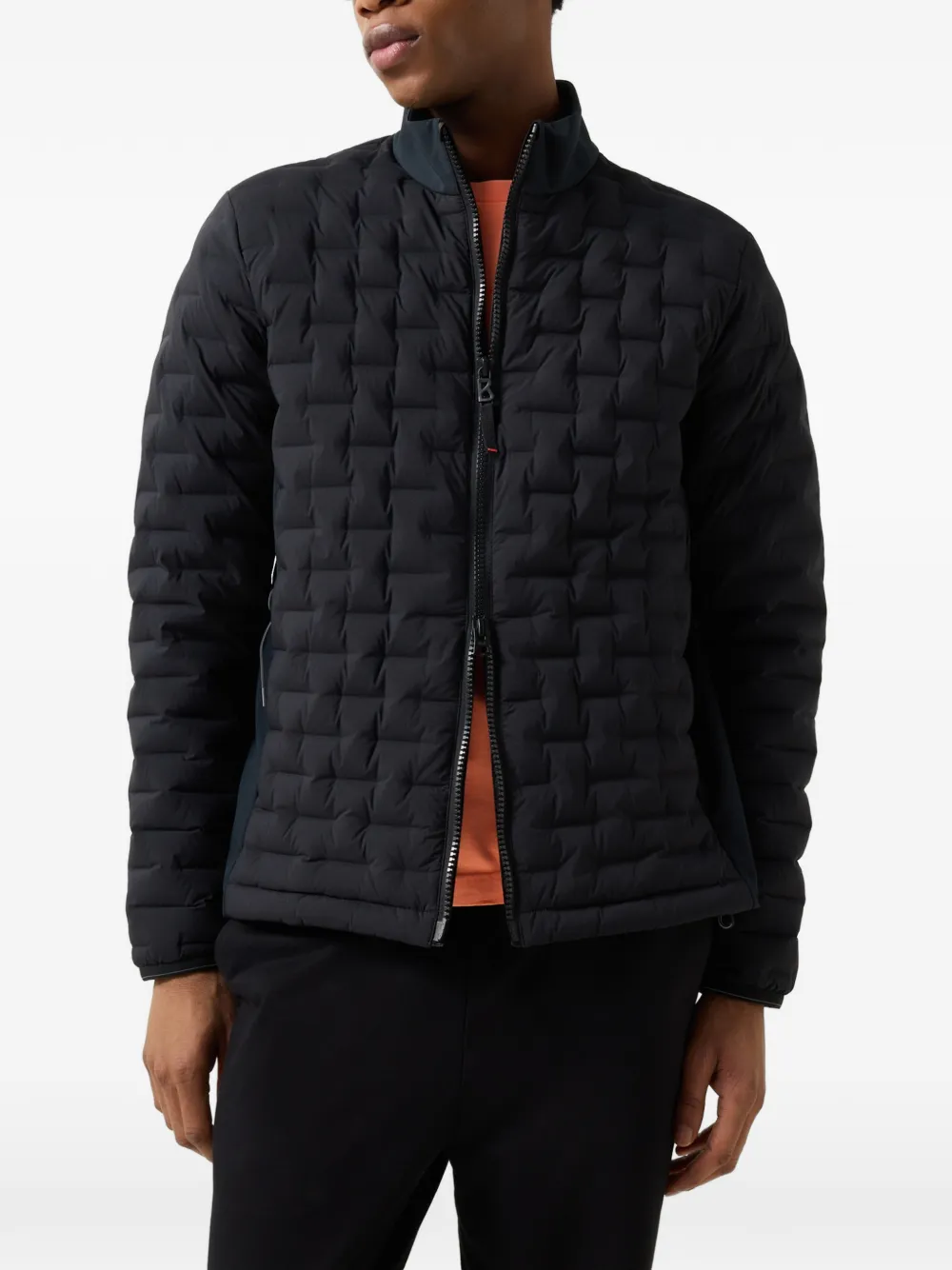 BOGNER FIRE+ICE quilted high-neck jacket - Schwarz