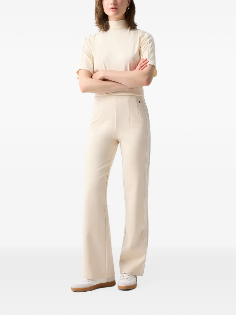 BOGNER Lana lace-tape trousers Beige