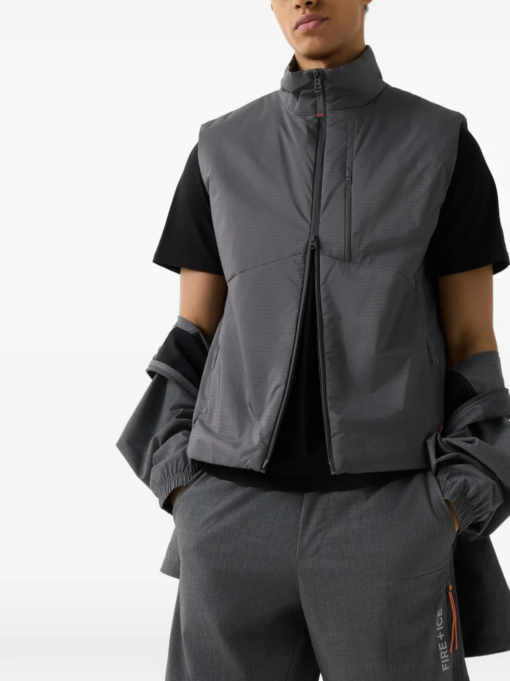 BOGNER FIRE+ICE Conor ripstop gilet Grijs