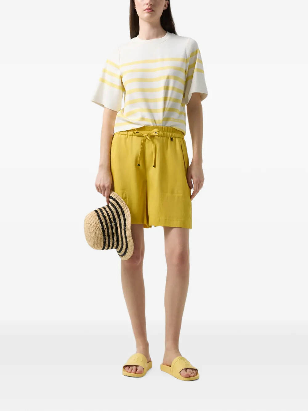 BOGNER Carmel drawstring shorts Geel
