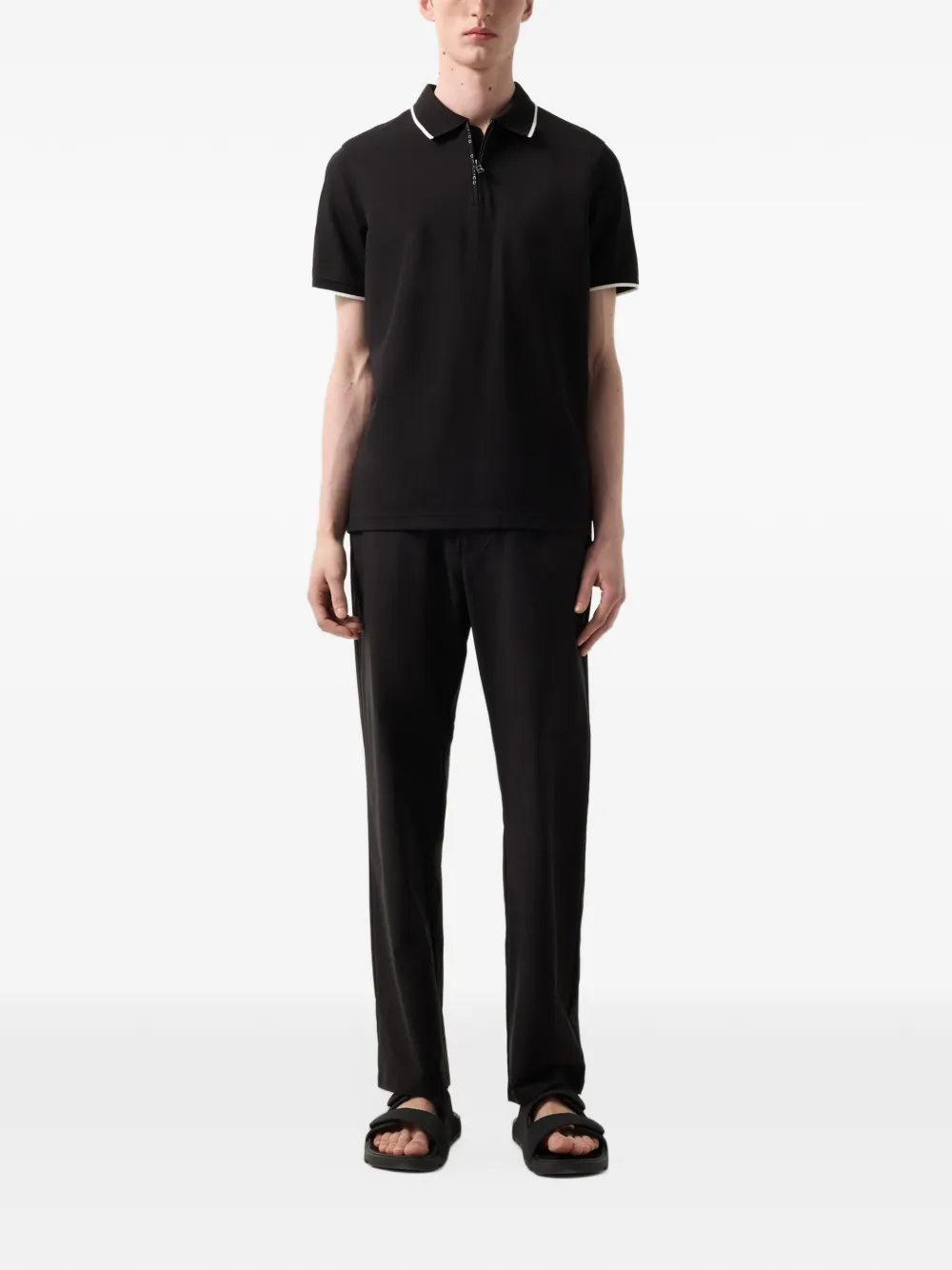 BOGNER Timo piqué polo shirt Zwart