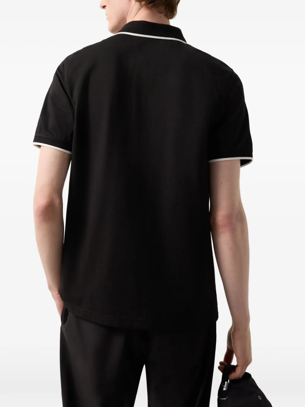 BOGNER Timo piqué polo shirt Zwart