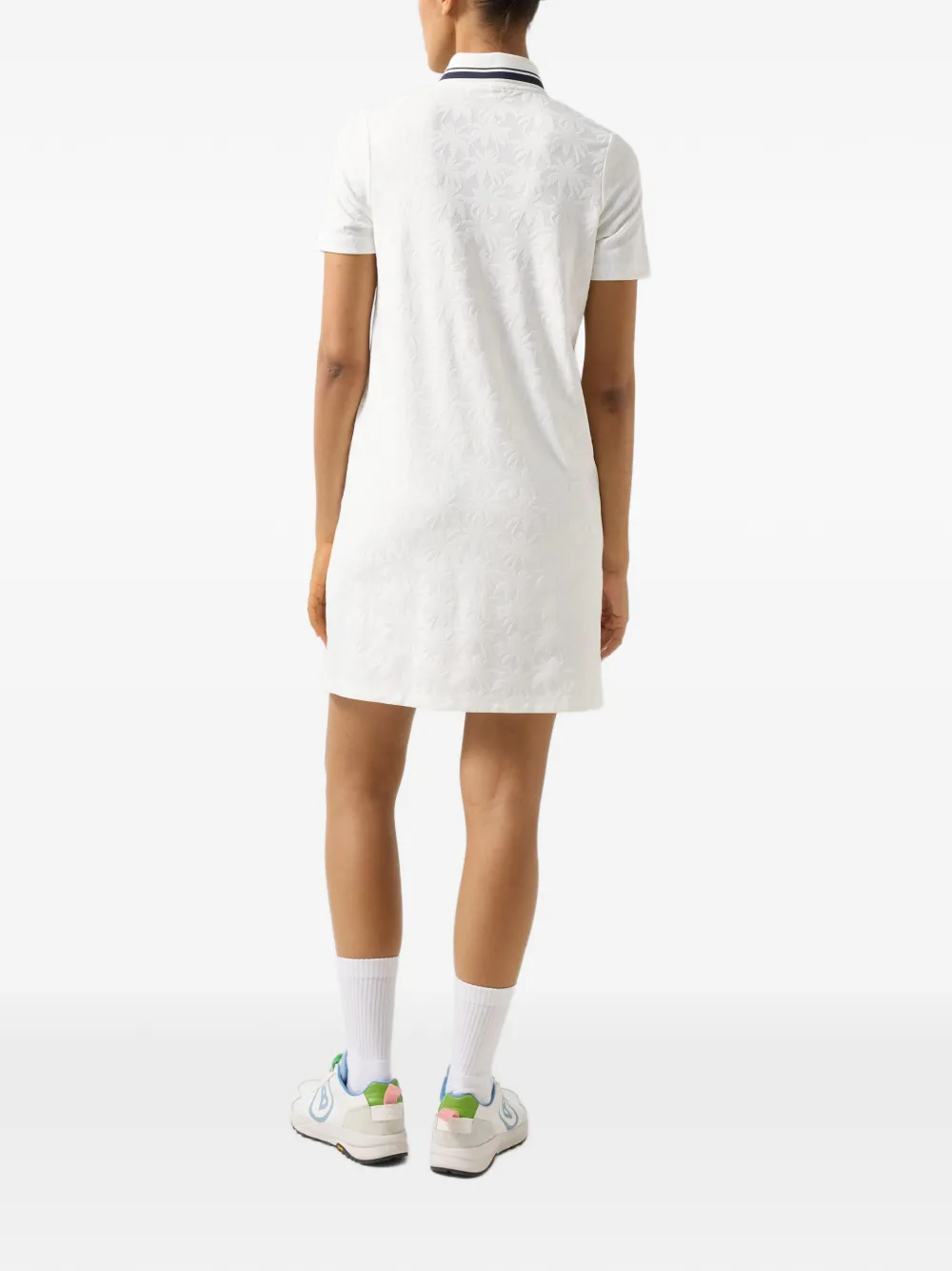 BOGNER Pina jacquard-knit mini dress Wit