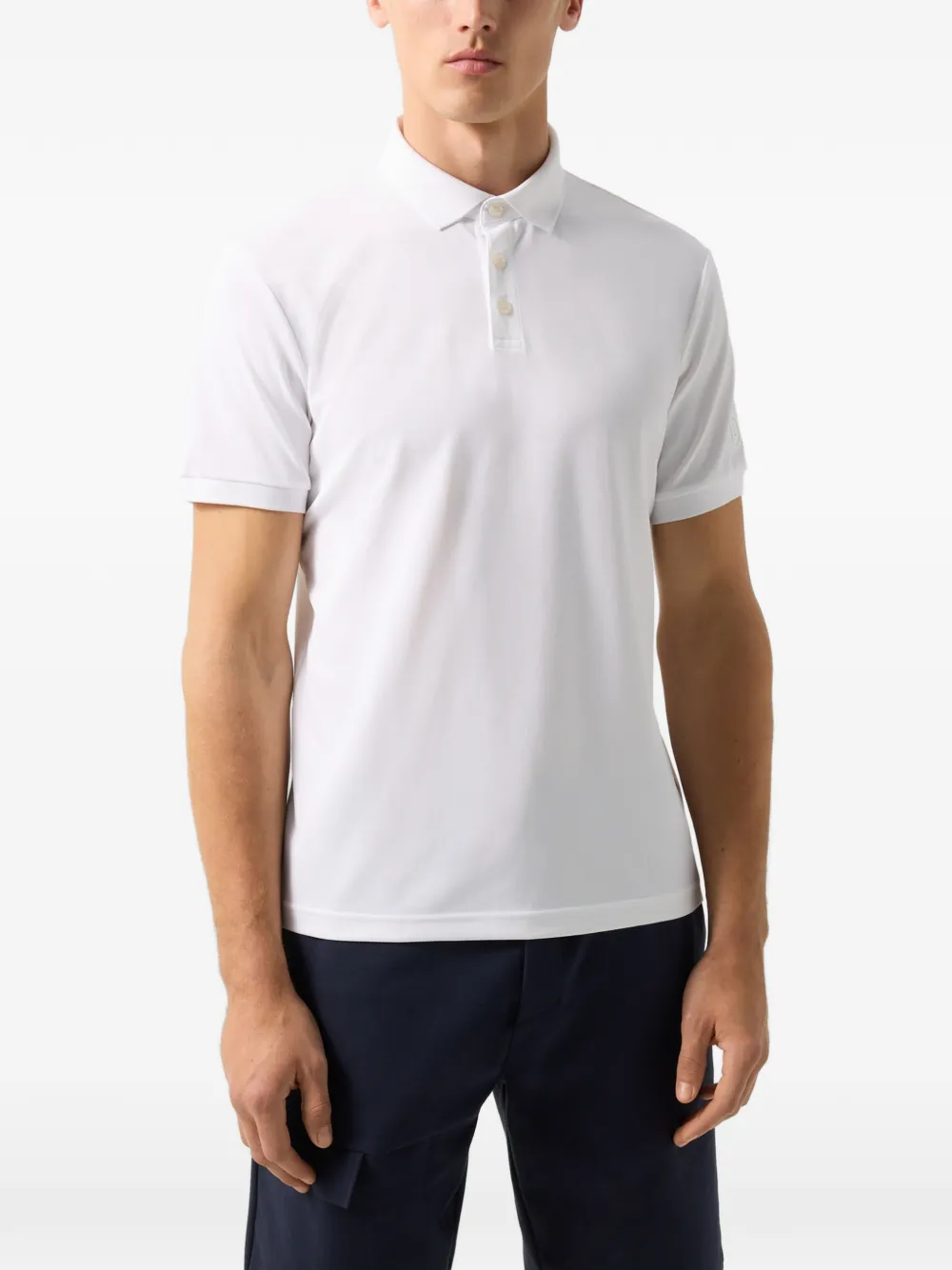 BOGNER Daniel logo-print polo shirt Wit