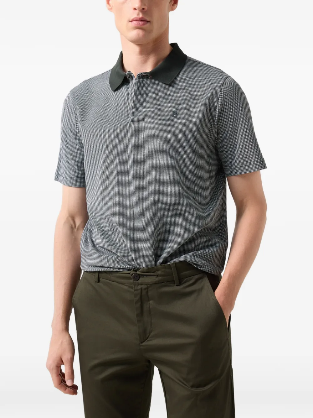 BOGNER Wynn piqué polo shirt Groen