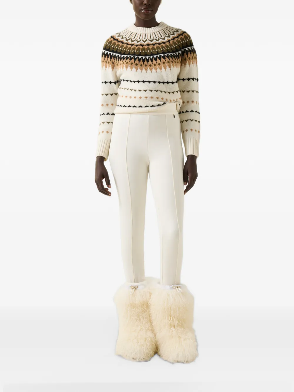 BOGNER Kaela stirrup trousers Beige