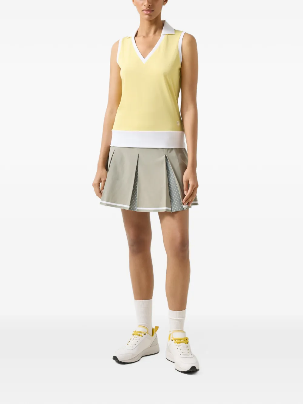 BOGNER Alysha V-neck tank top Geel