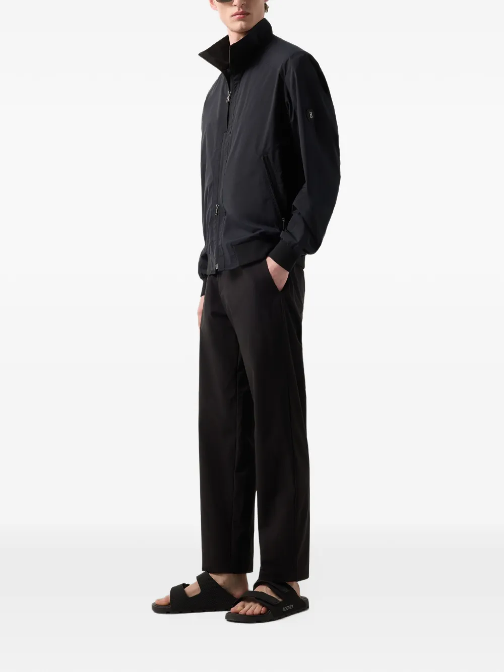 BOGNER Jonas high-neck jacket Zwart