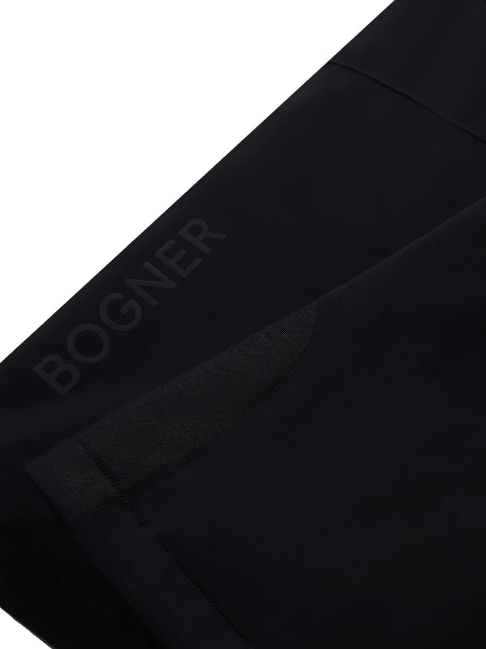 Bogner Kids Yuki logo-strap ski pants Zwart