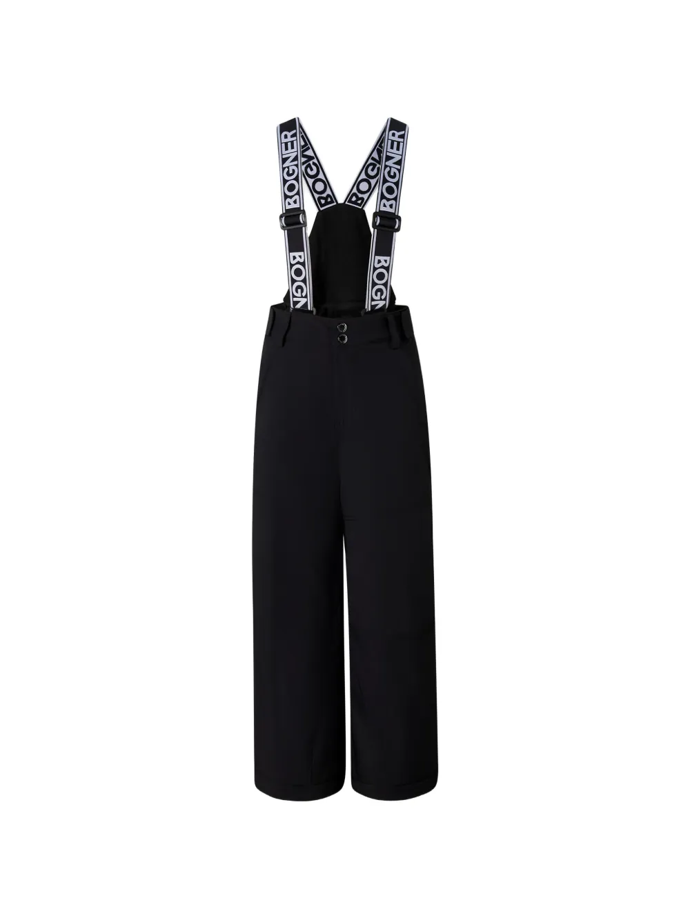 Bogner Kids Yuki logo-strap ski pants Zwart