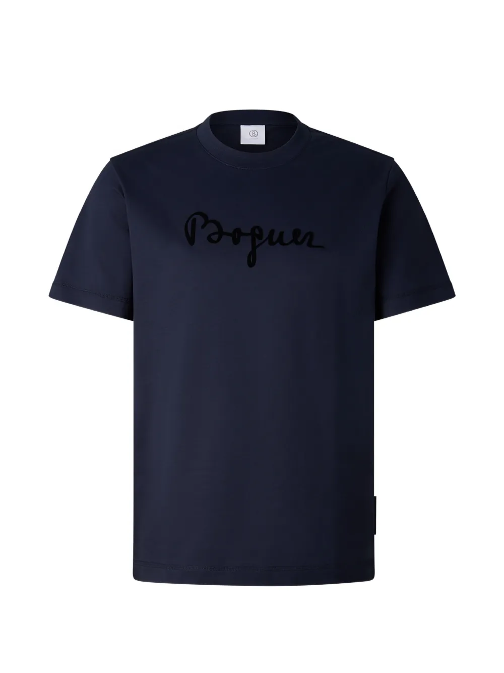BOGNER Lukas logo-print cotton T-shirt Blauw