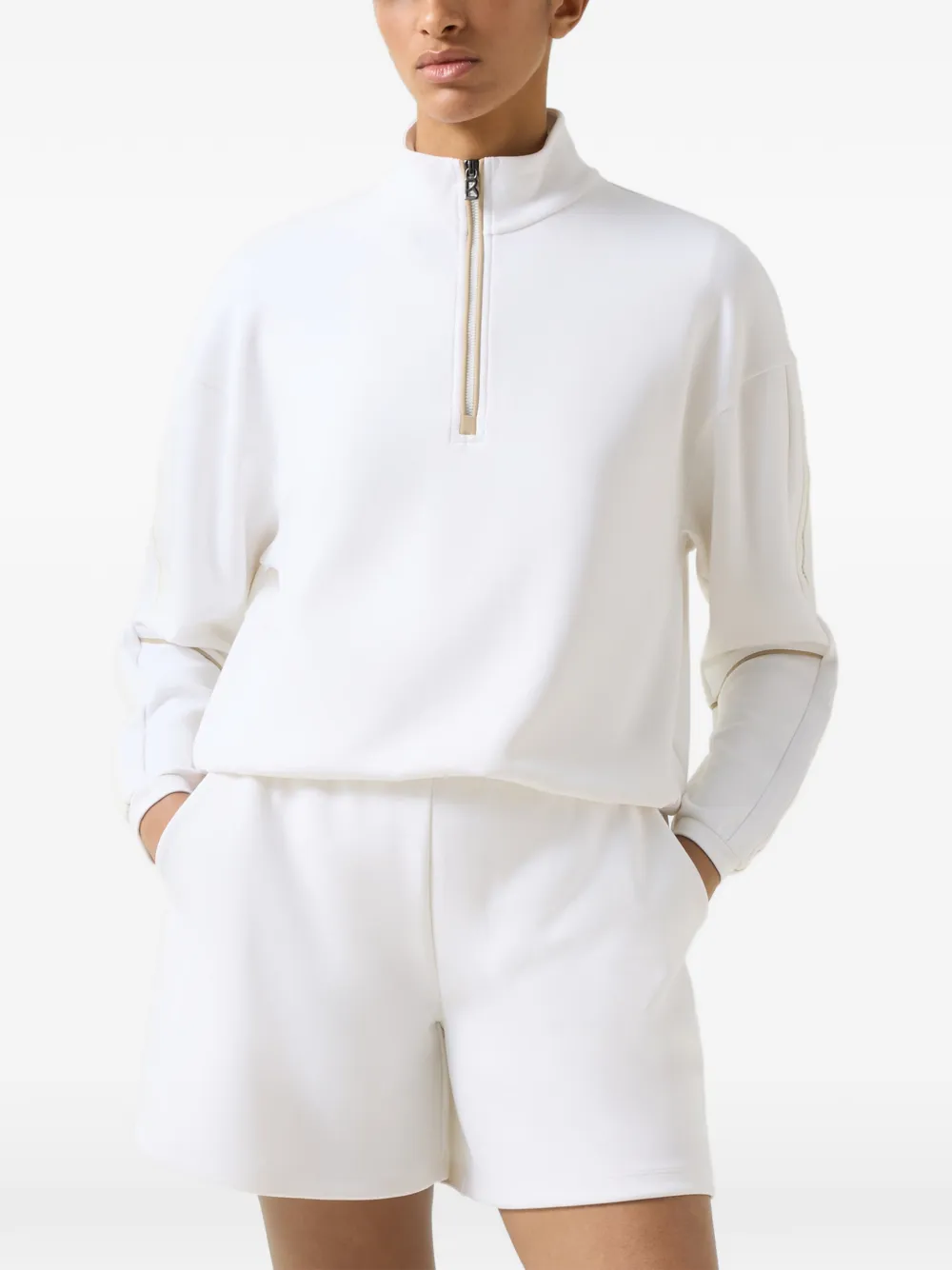 BOGNER Floria zip-up sweater - Weiß