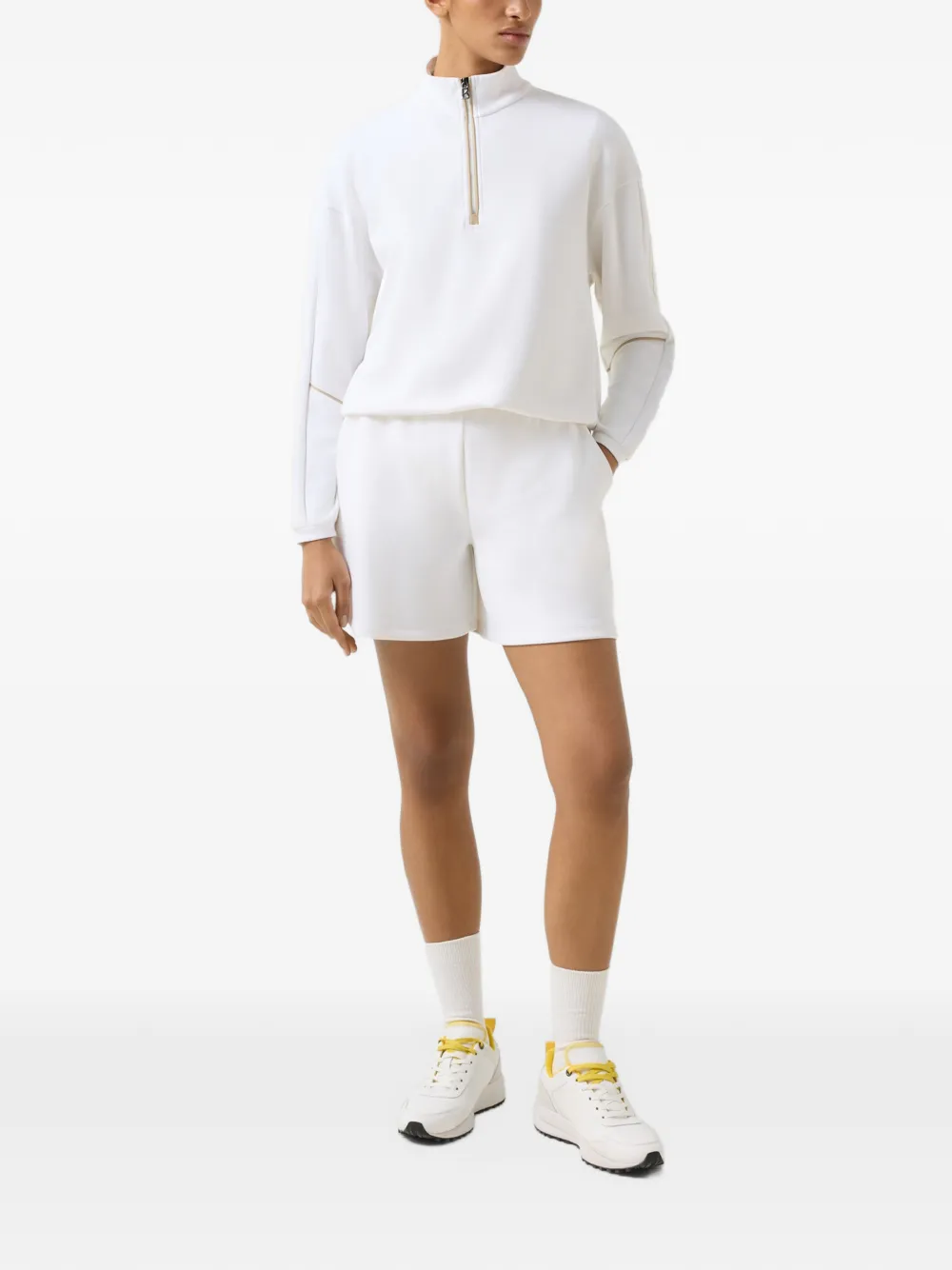 BOGNER Floria zip-up sweater Wit