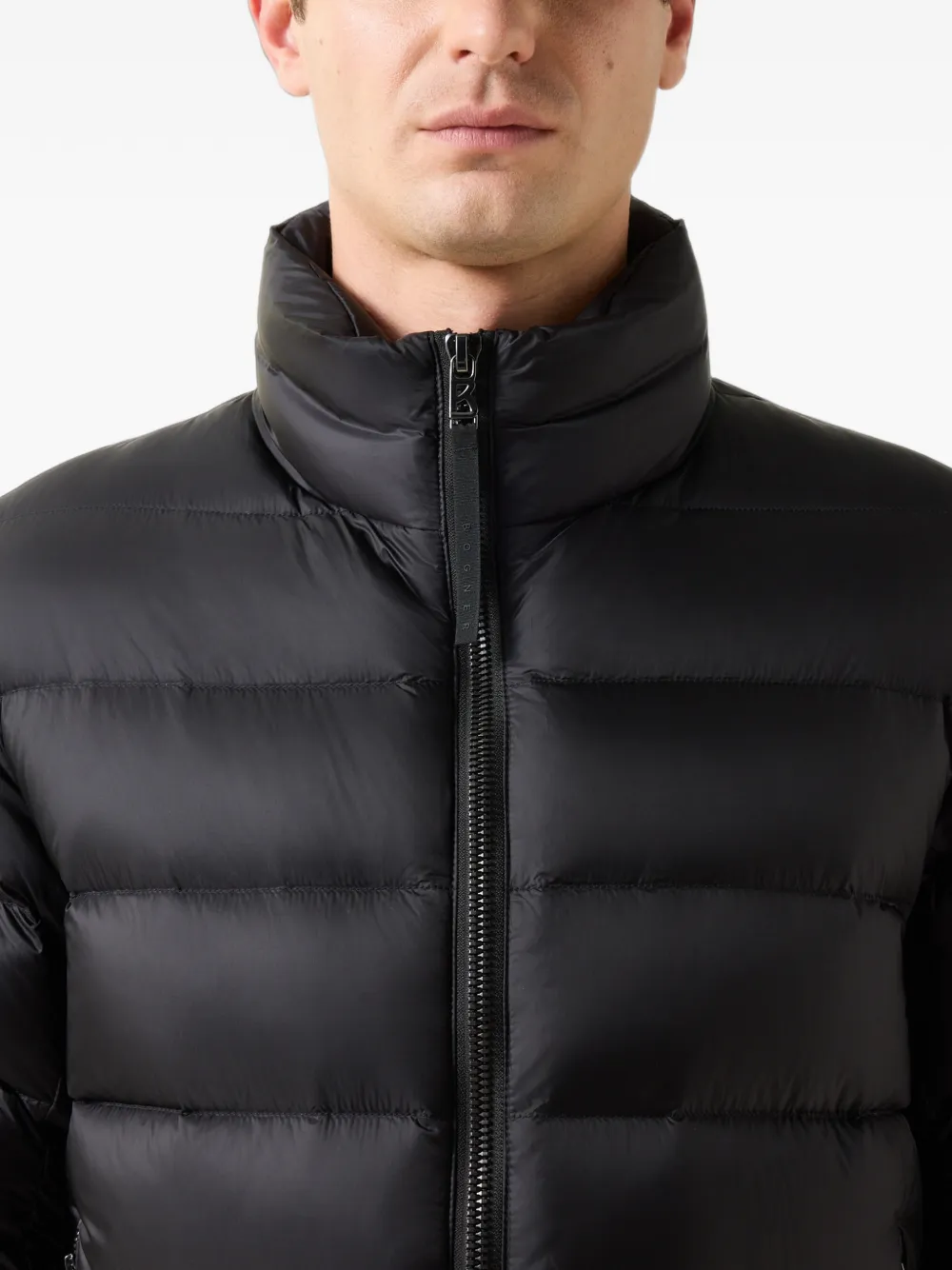 BOGNER Hugh quilted down jacket Zwart