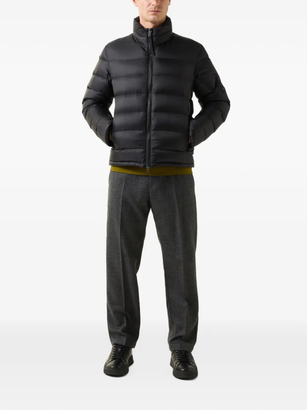 BOGNER Hugh quilted down jacket Zwart