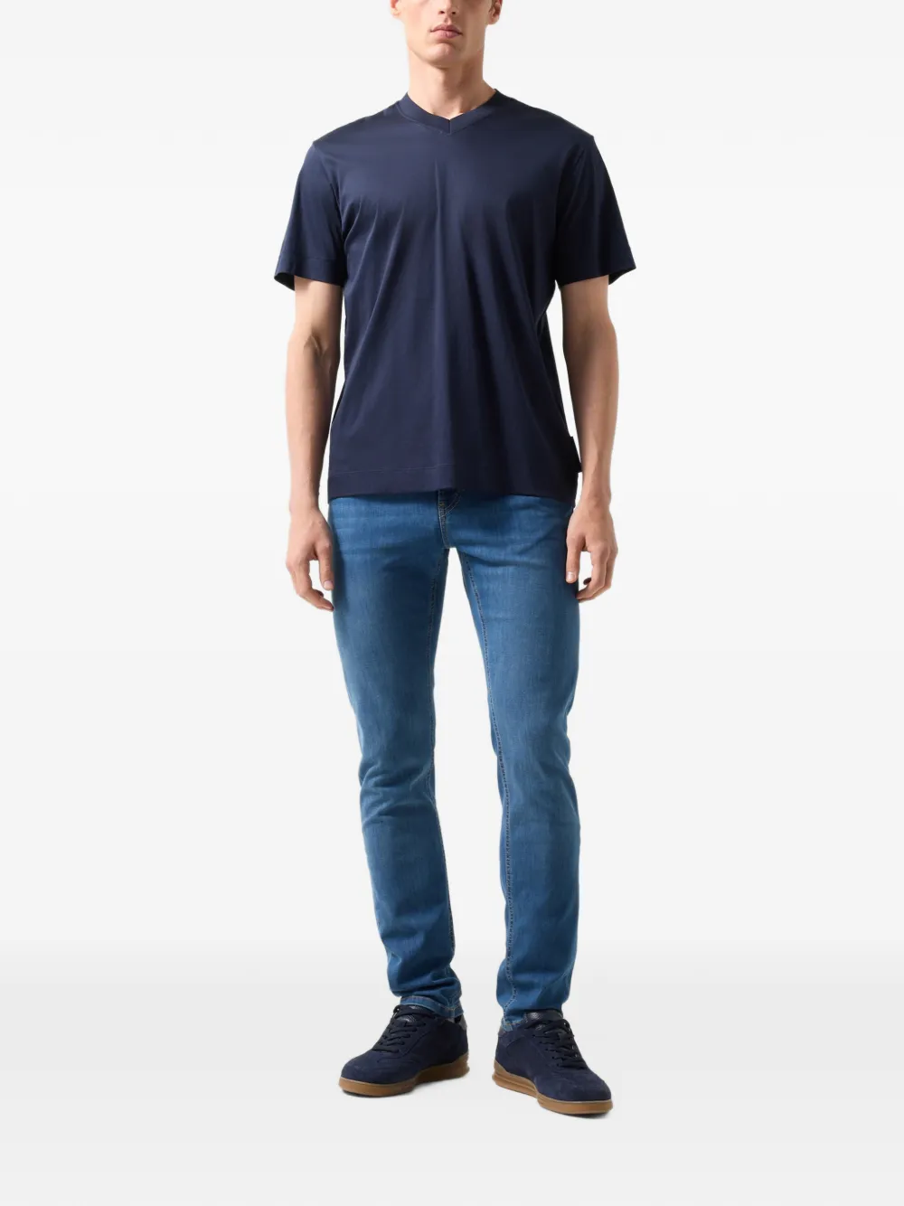 BOGNER Tiam V-neck T-shirt Blauw