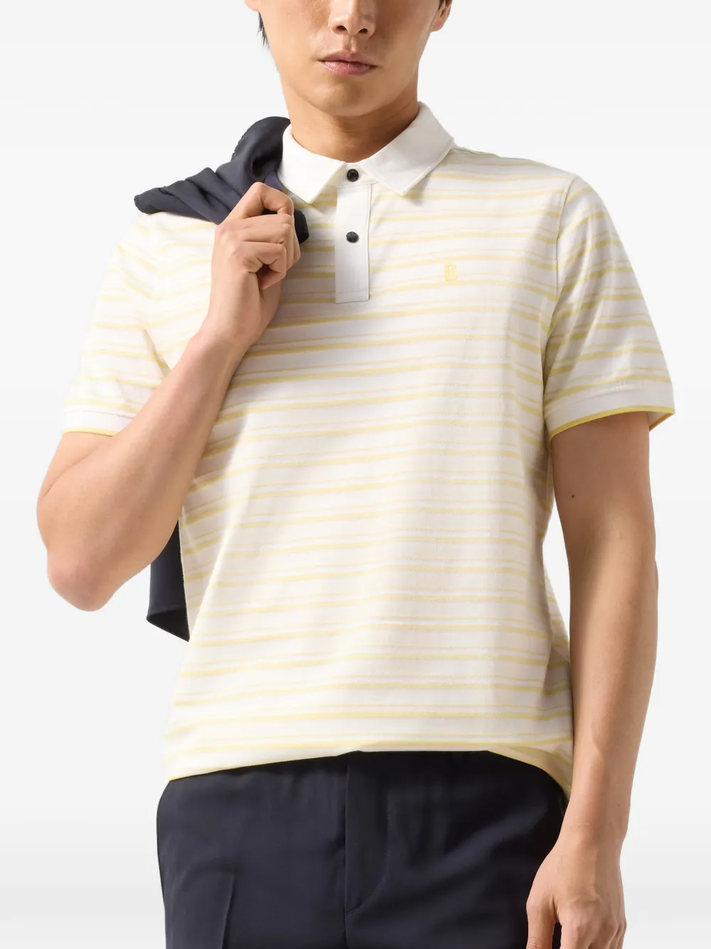 BOGNER striped Timo Polo shirt Wit