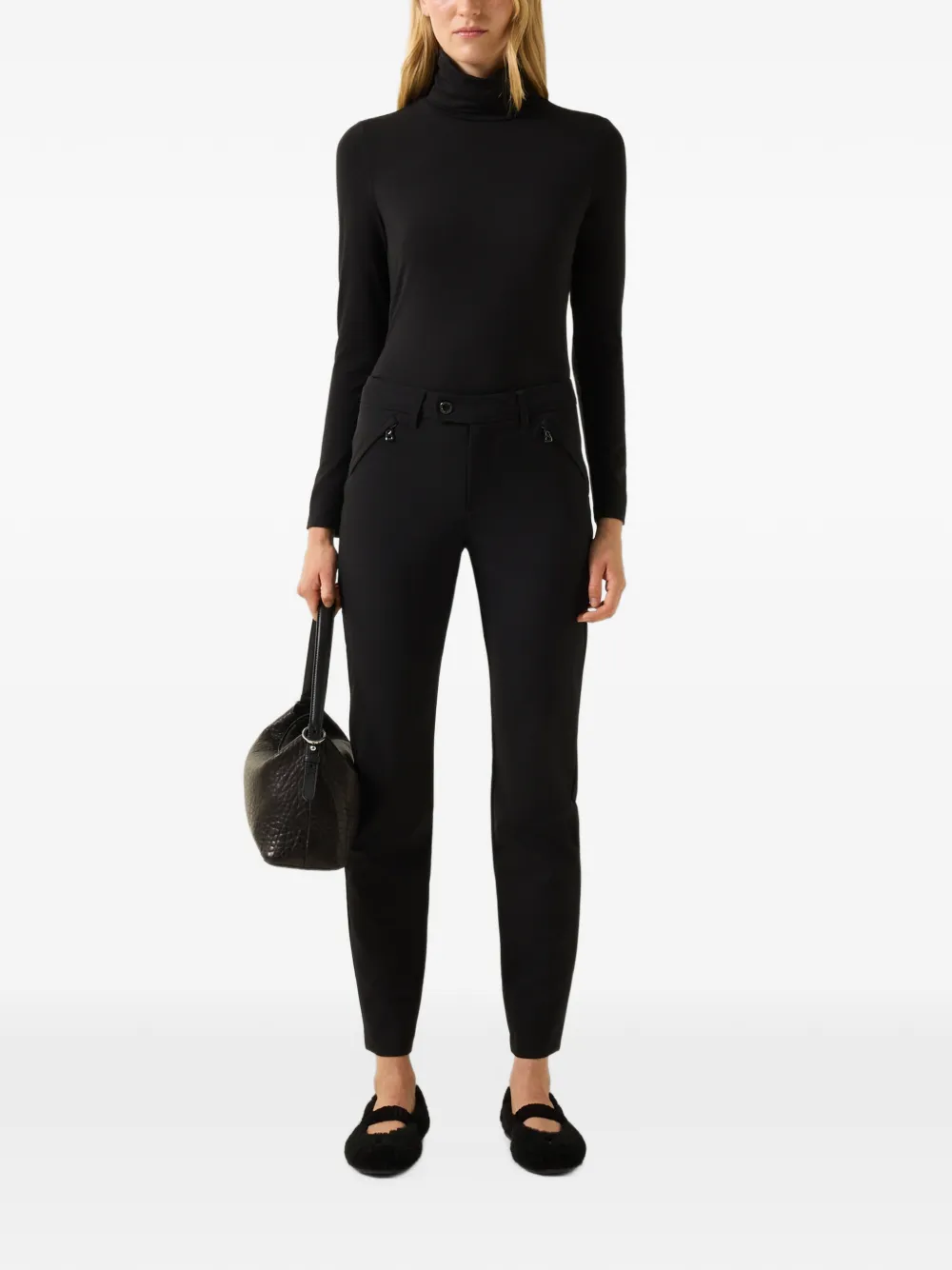 BOGNER Wera stretch-design trousers Zwart
