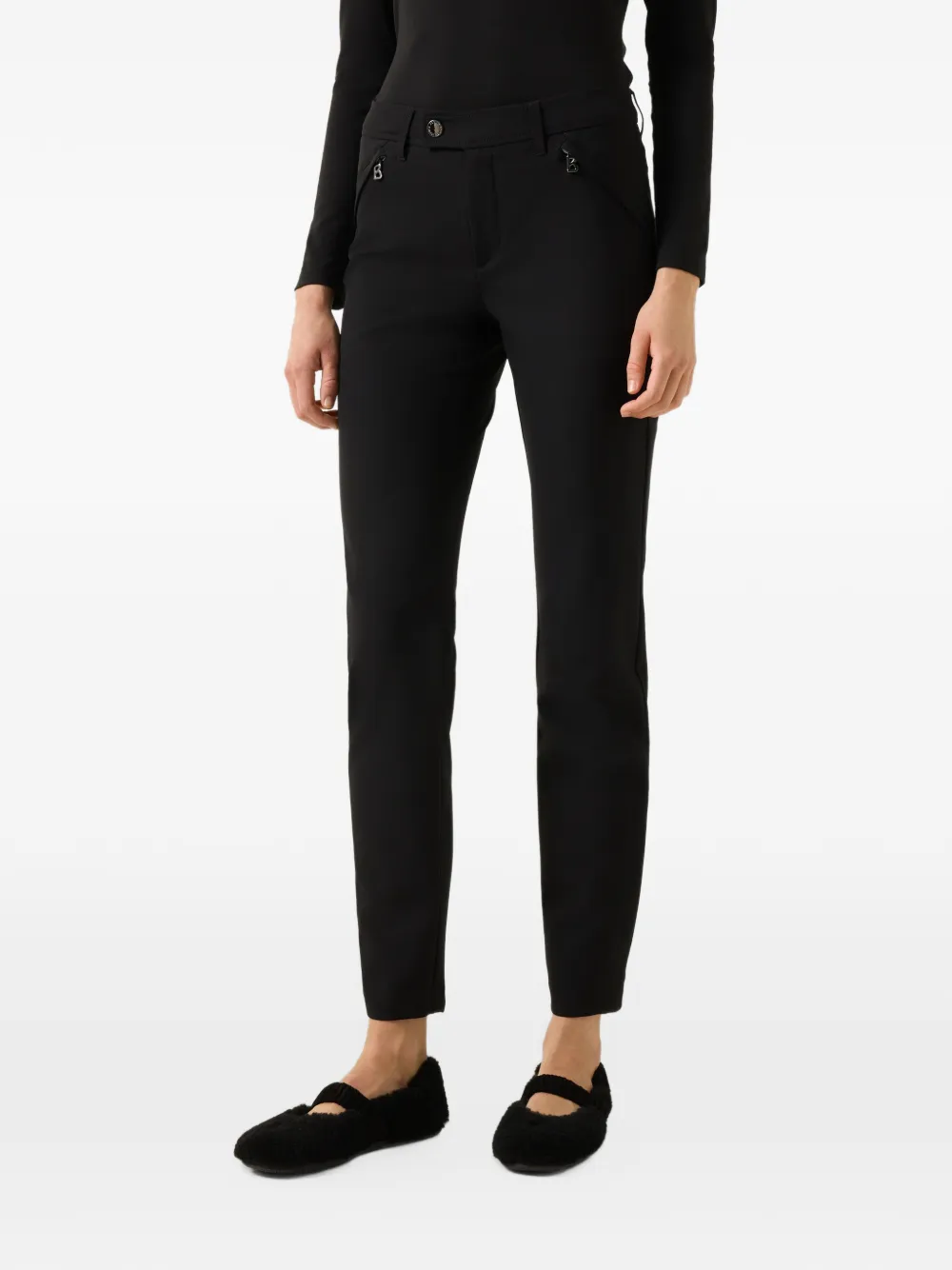 BOGNER Wera stretch-design trousers Zwart