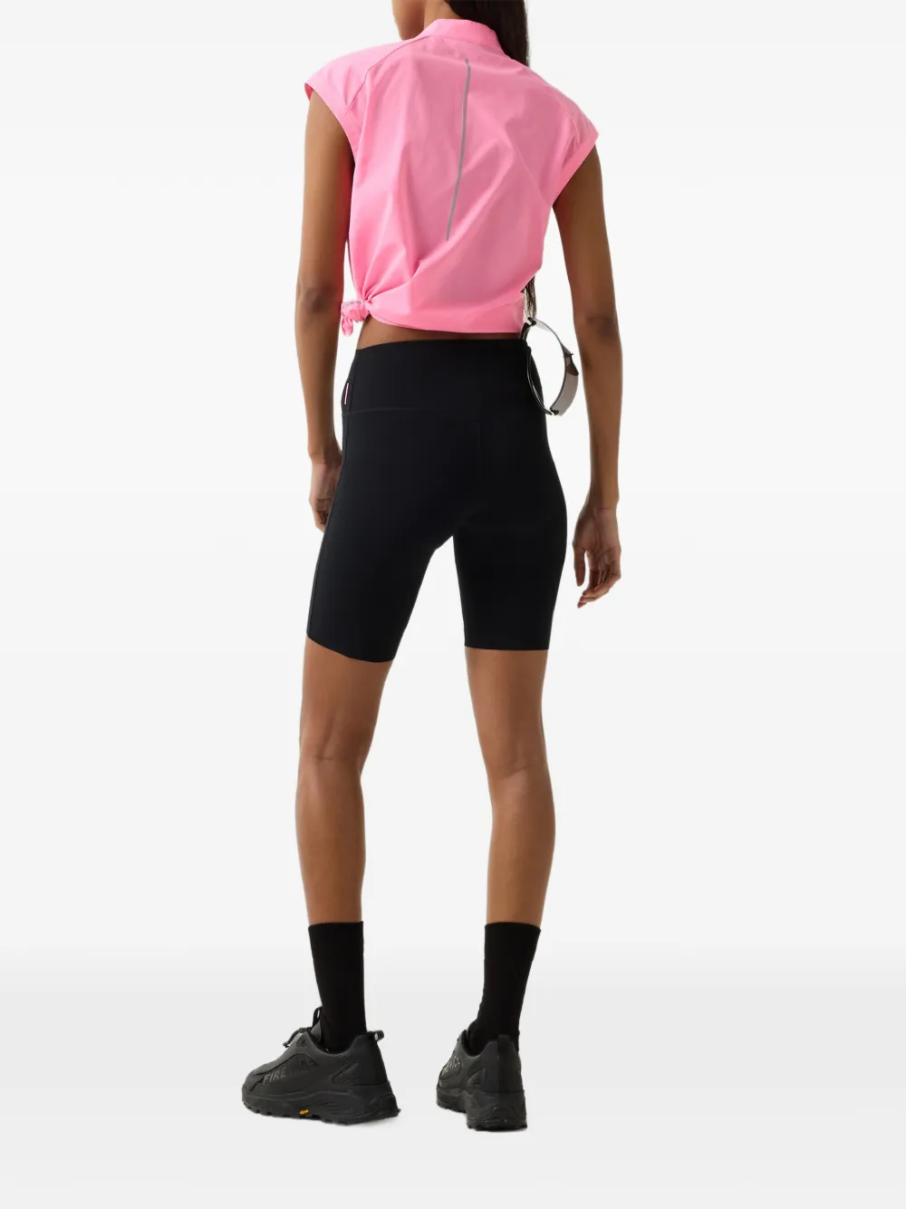 BOGNER FIRE+ICE Cammi logo-print shorts Zwart