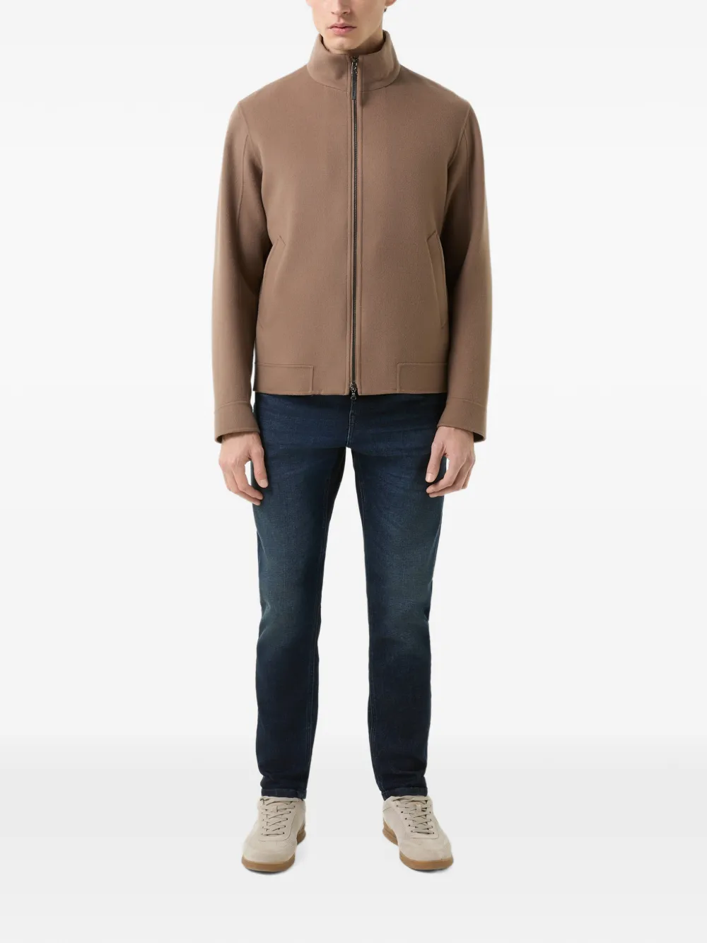 BOGNER Brice high-neck jacket Bruin
