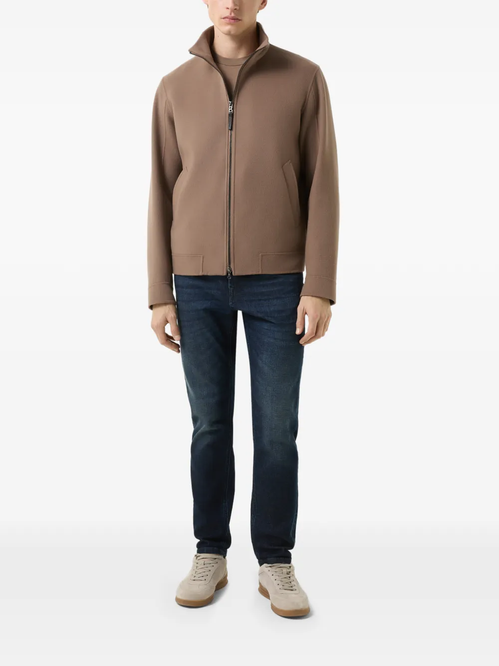 BOGNER Brice high-neck jacket Bruin