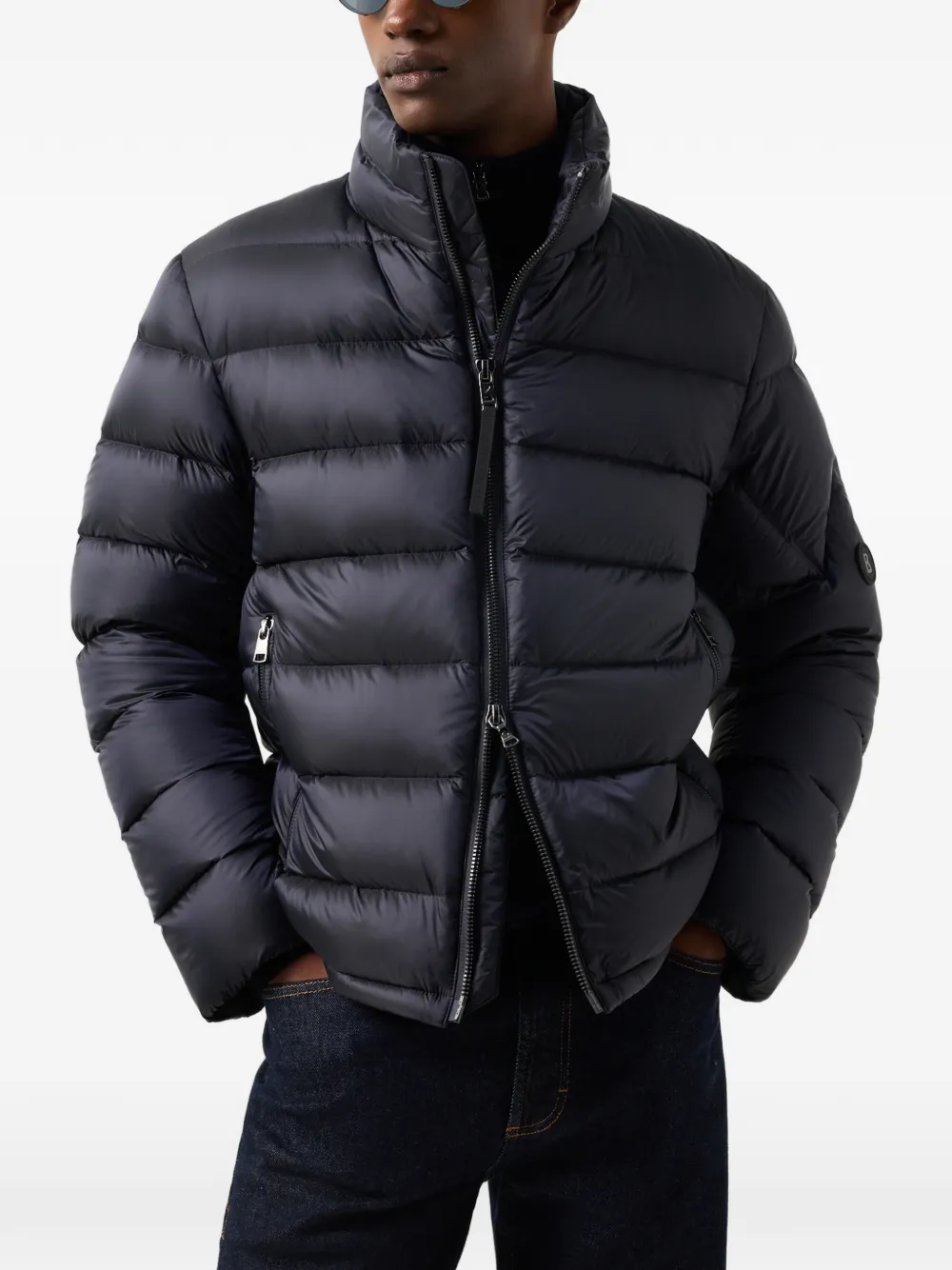 BOGNER Hugh quilted jacket Blauw