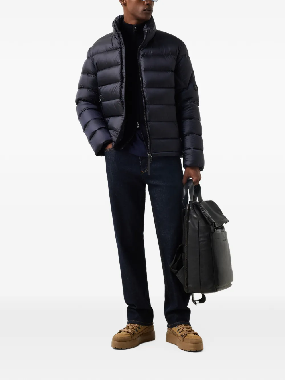 BOGNER Hugh quilted jacket Blauw