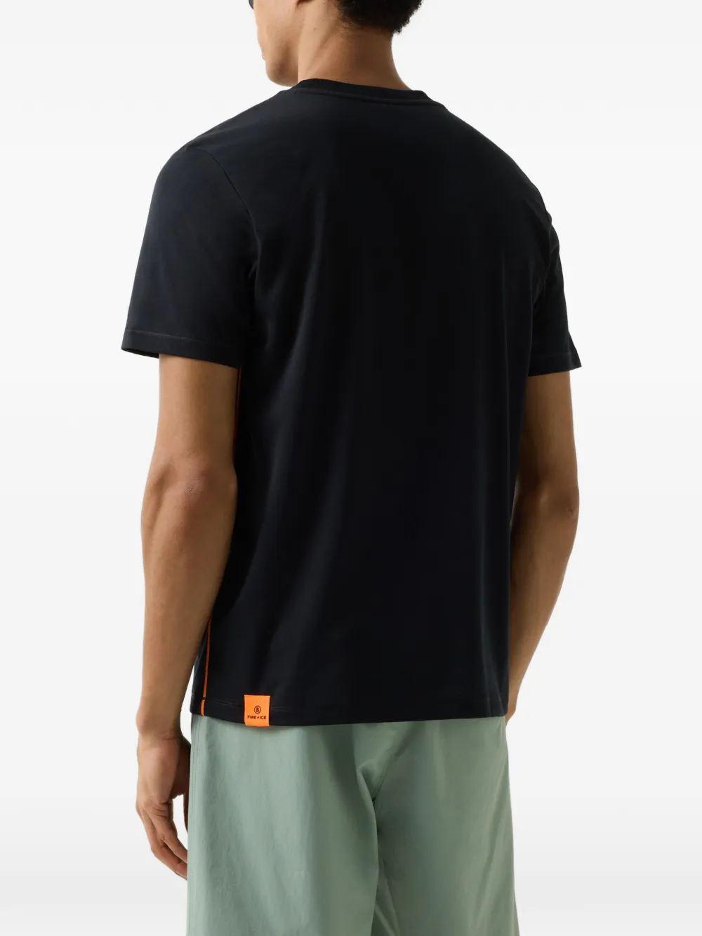 BOGNER FIRE+ICE Paco graphic-print T-shirt Zwart