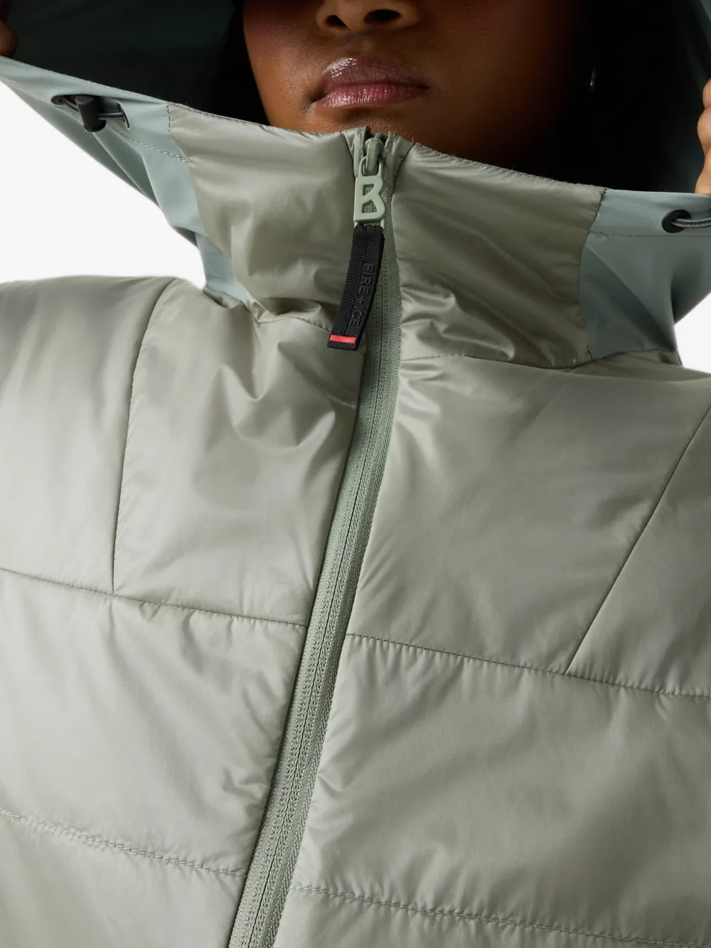 BOGNER FIRE+ICE Marta quilted hybrid jacket Groen