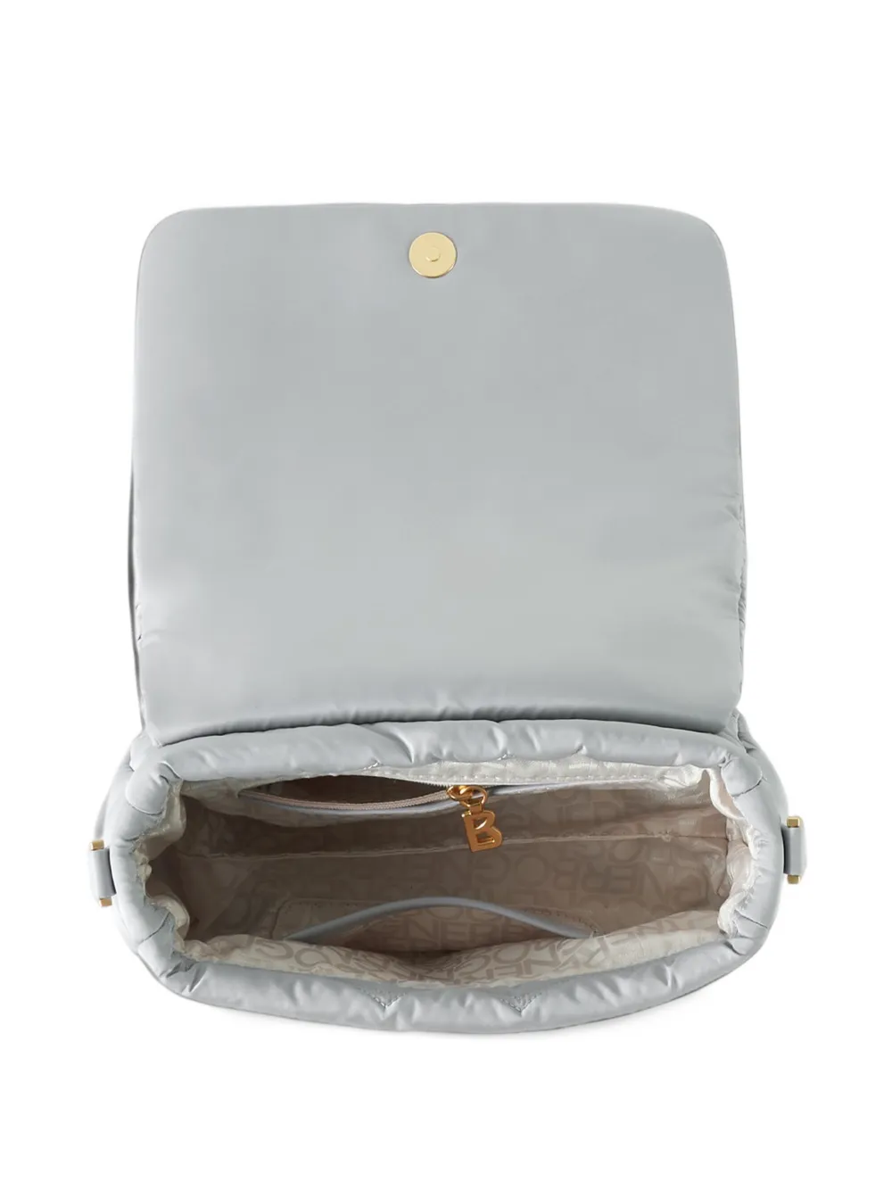 BOGNER Wallis Tessuto Bar quilted bucket bag Grijs
