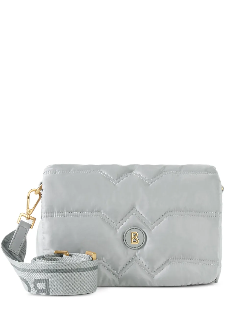 BOGNER Borsa a secchiello Wallis Tessuto Bar trapuntata - Grigio