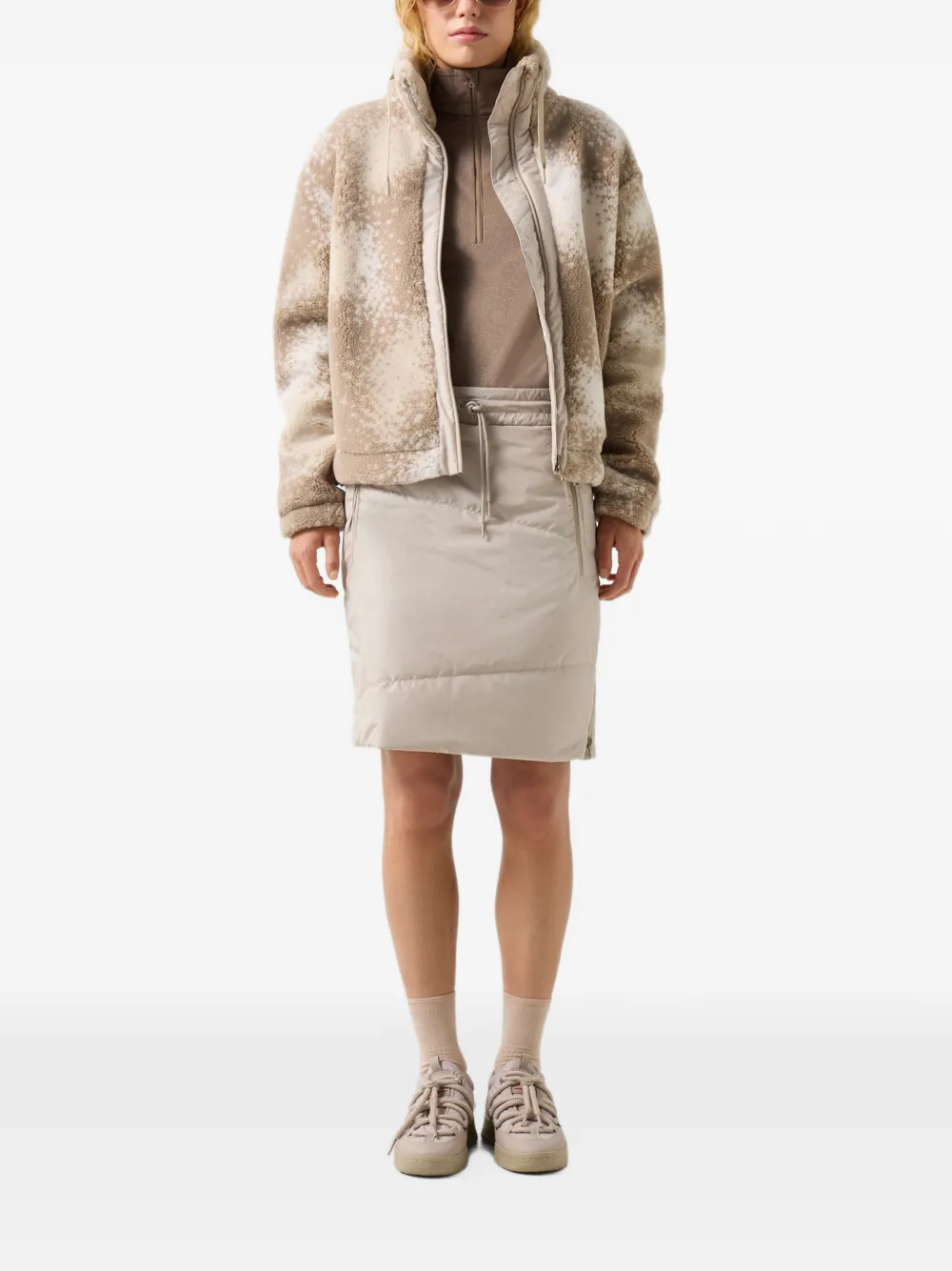 BOGNER FIRE+ICE Belva quilted skirt Beige
