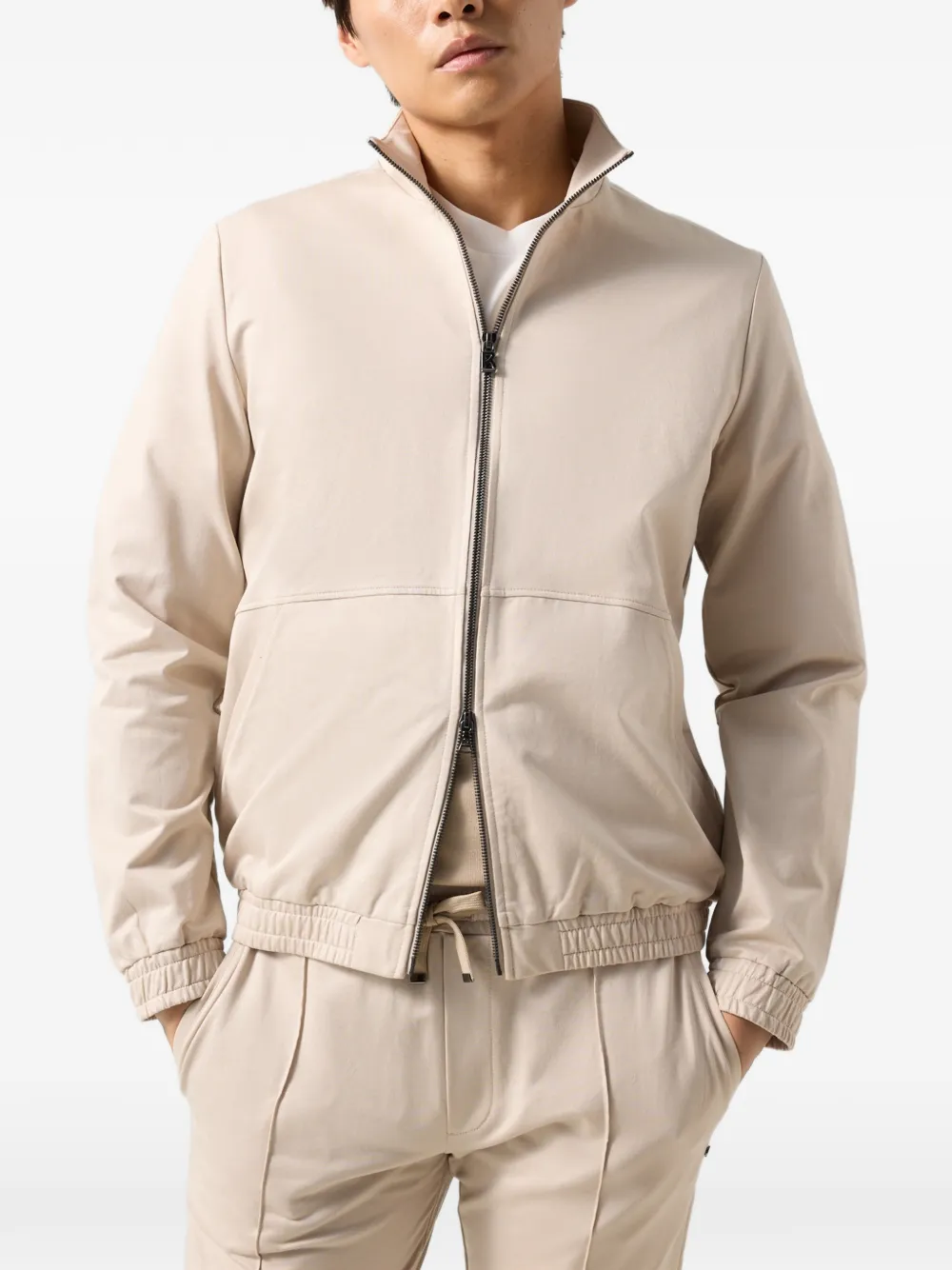 BOGNER Rupert zip-up jacket Beige