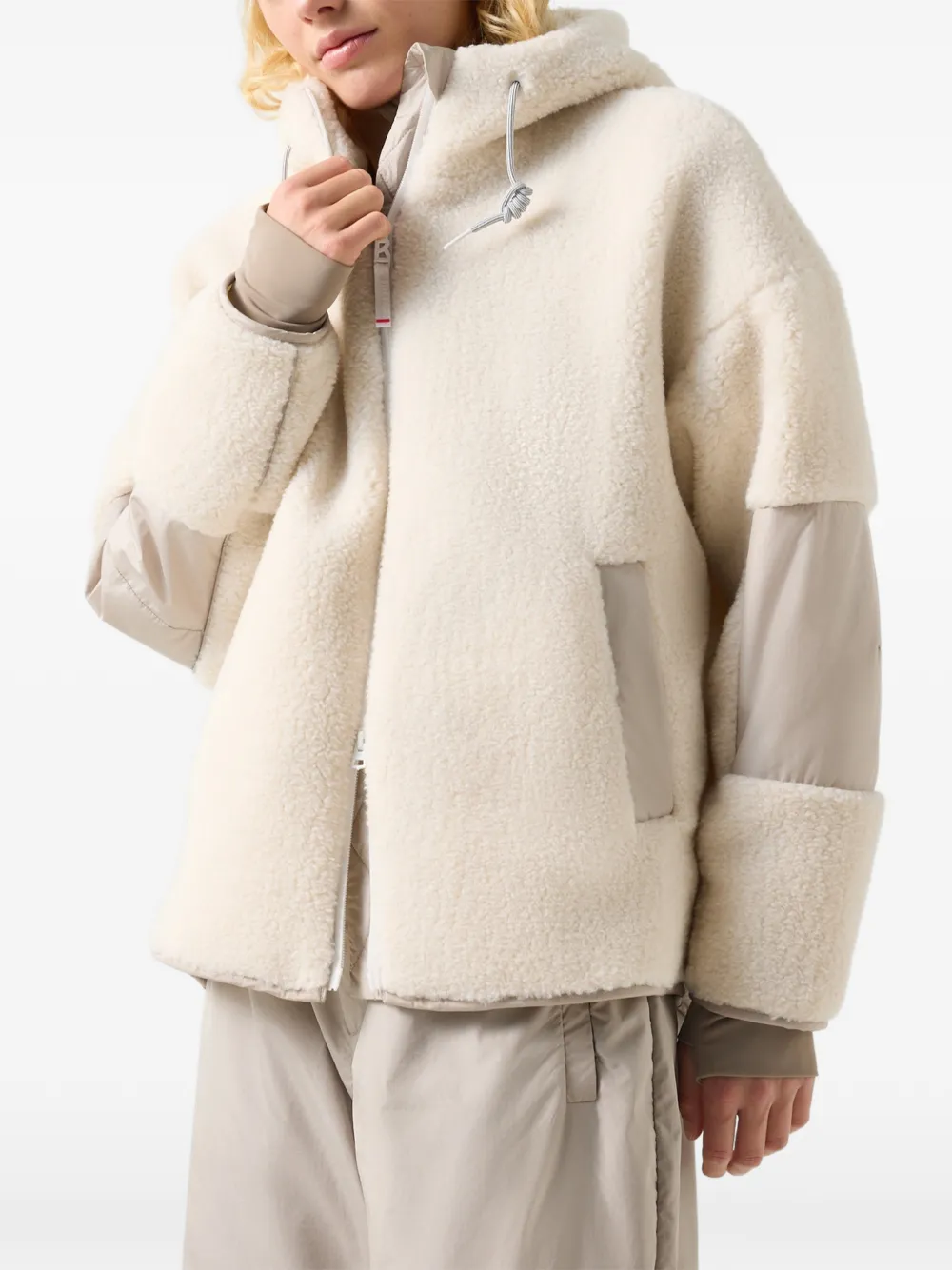 BOGNER FIRE+ICE Naera panelled jacket Wit