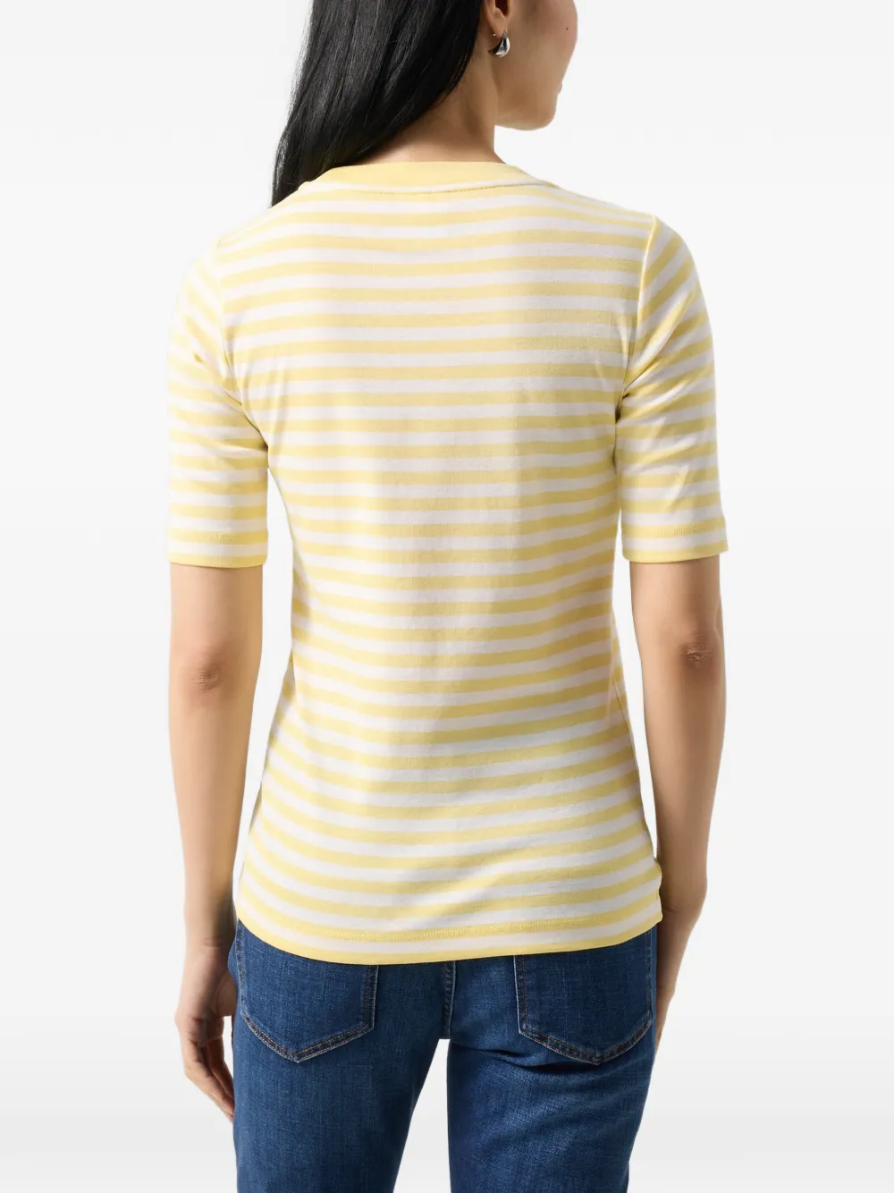 BOGNER Nikini striped T-shirt Geel