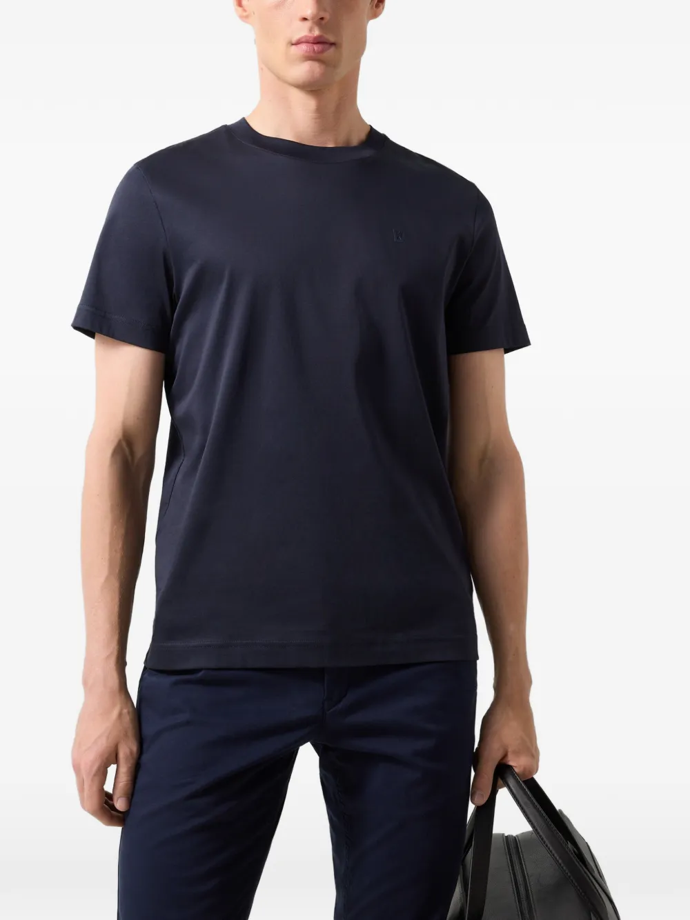 BOGNER Ryan logo-print T-shirt Blauw