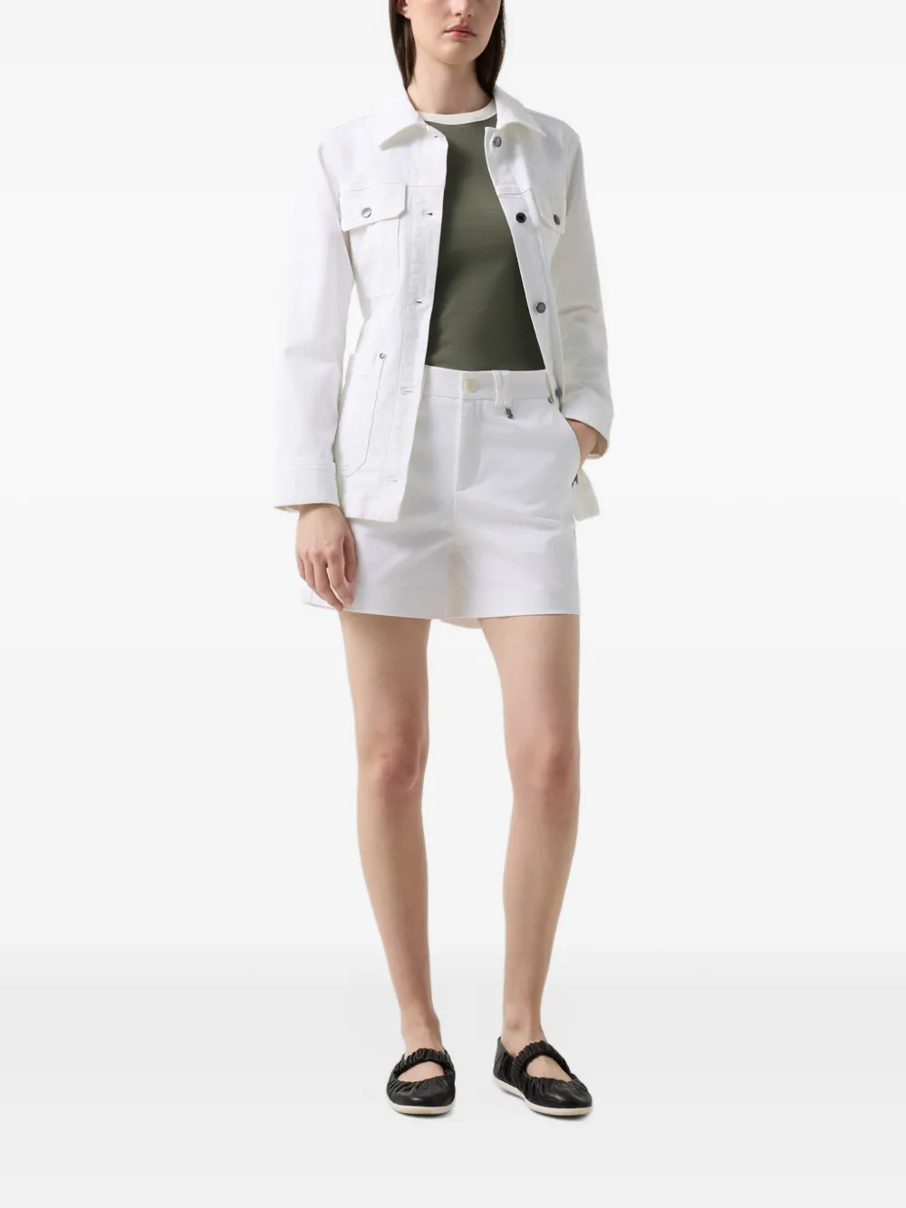 BOGNER Lissy gabardine shorts Wit