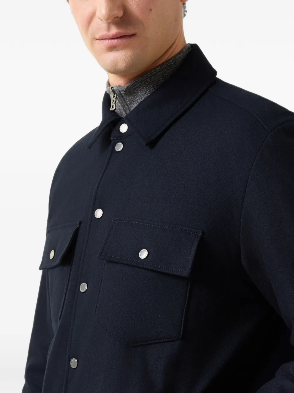 BOGNER Olli shirt jacket Blauw
