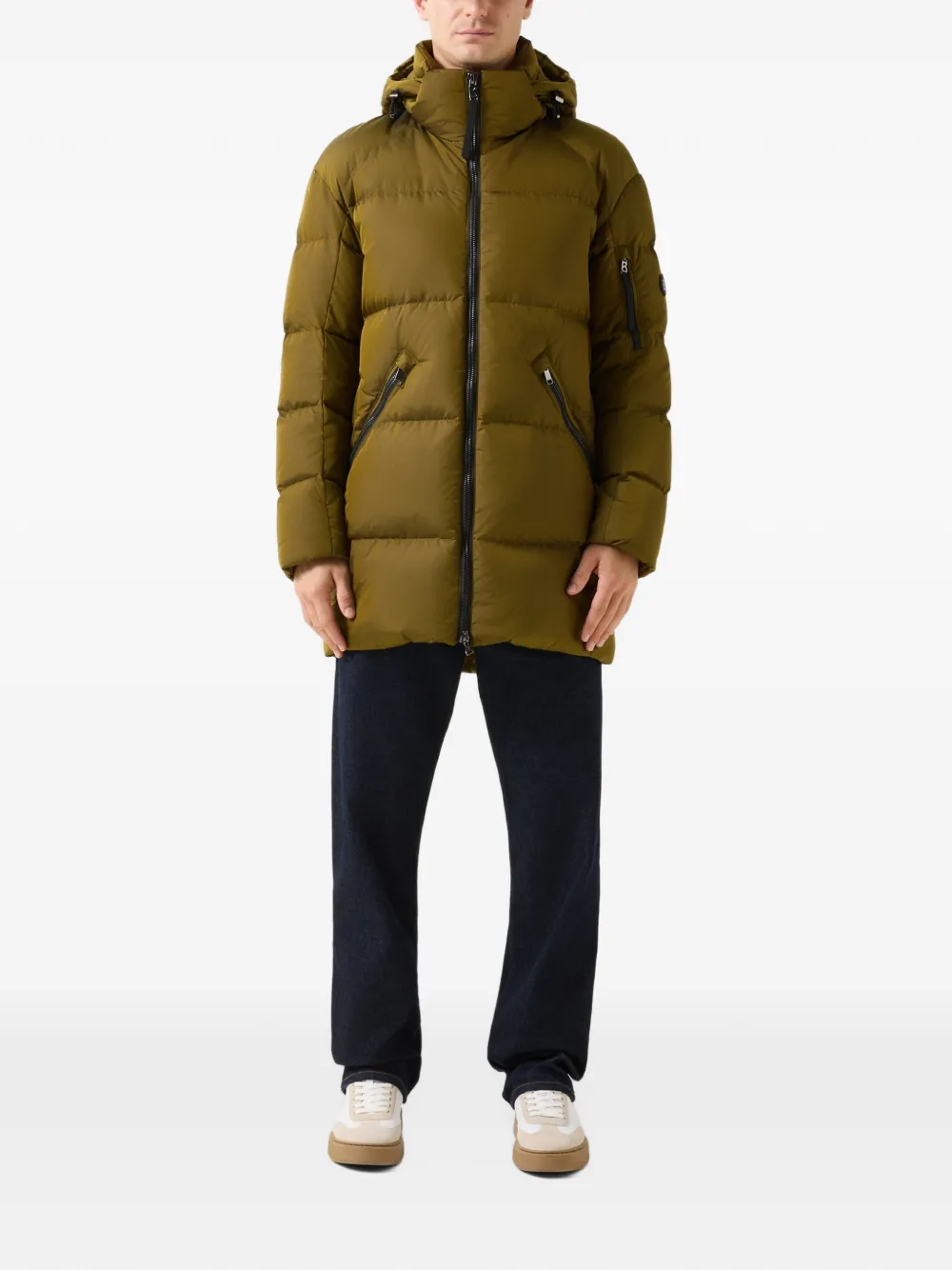 BOGNER Jones quilted down jacket Groen