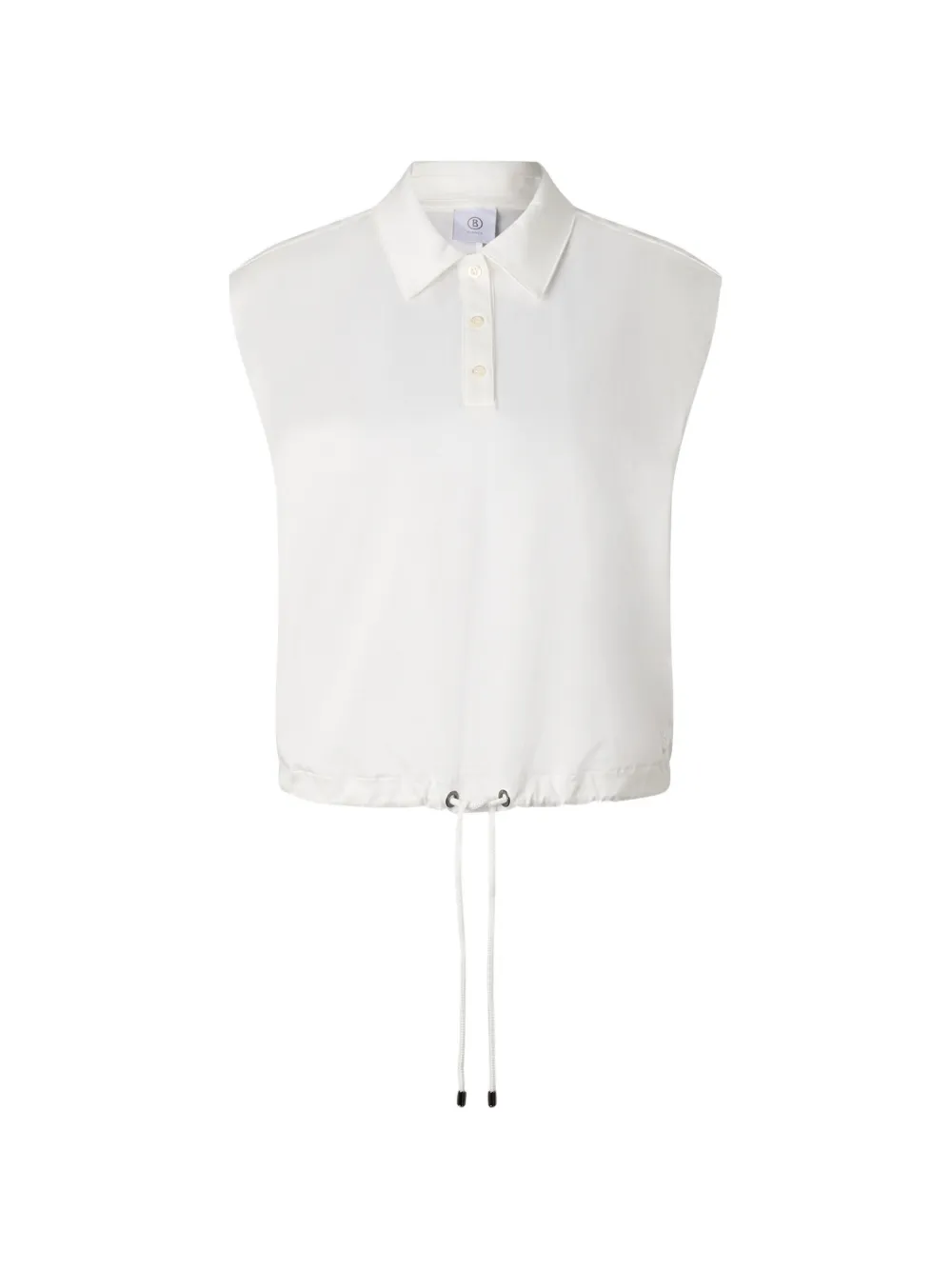 BOGNER Mia sleeveless polo top Wit